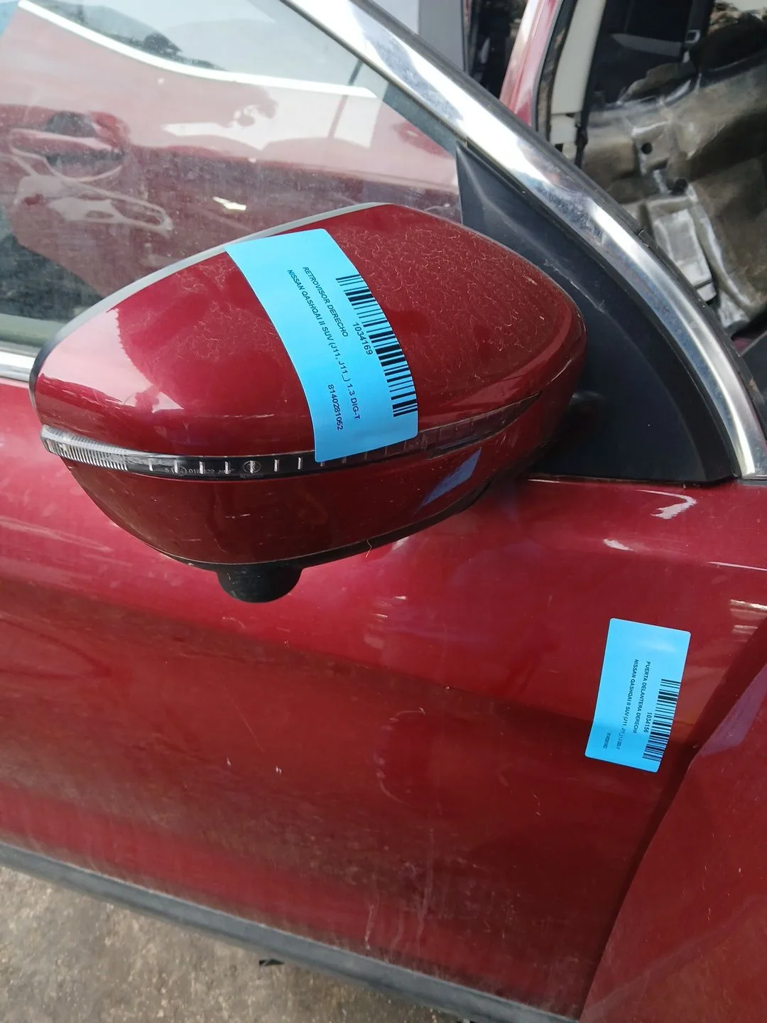 Retrovisor Derecho para Nissan Qashqai Ii (J11, J11_)