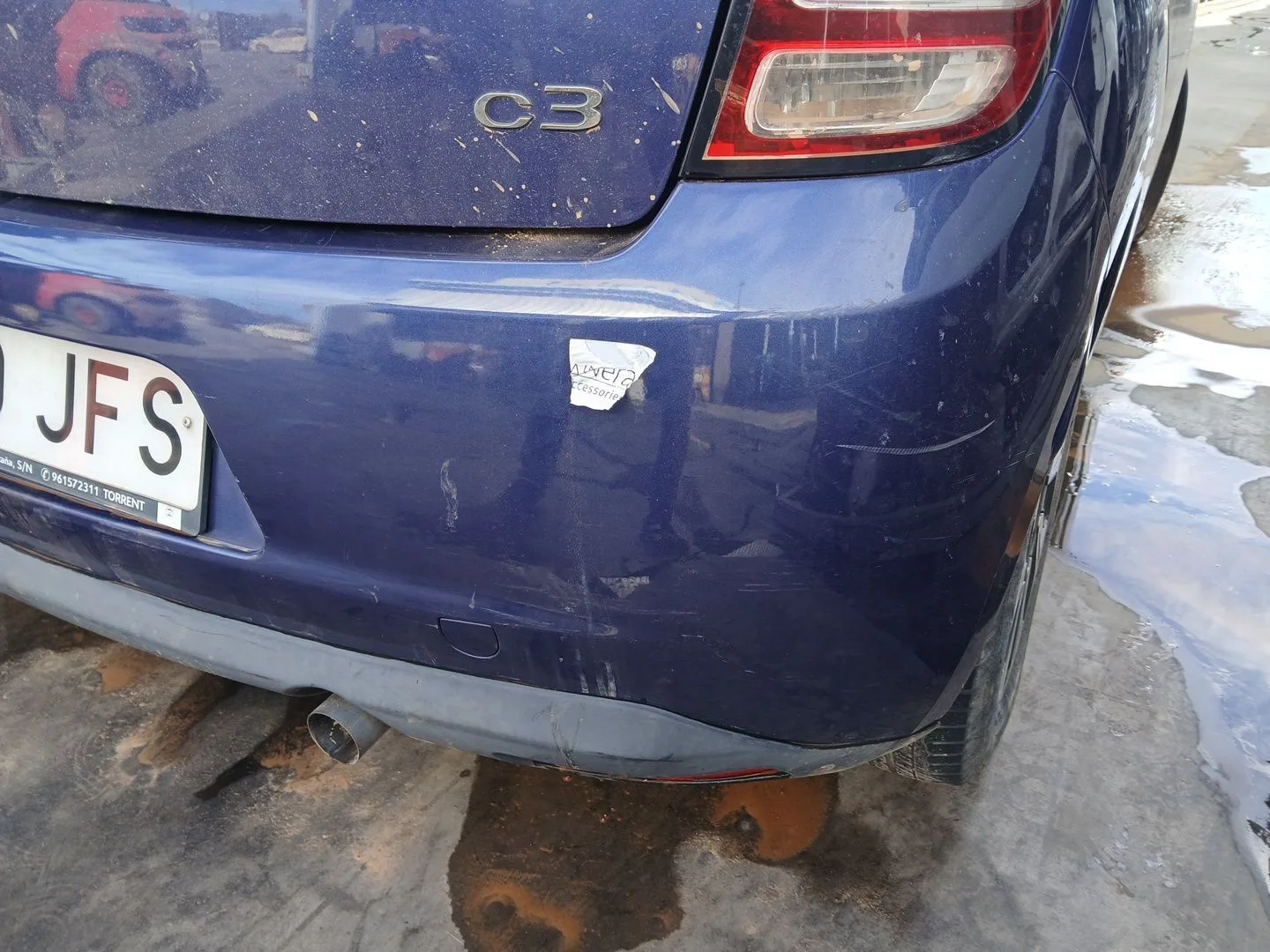Paragolpes Trasero para Citroën C3 Ii (Sc_)
