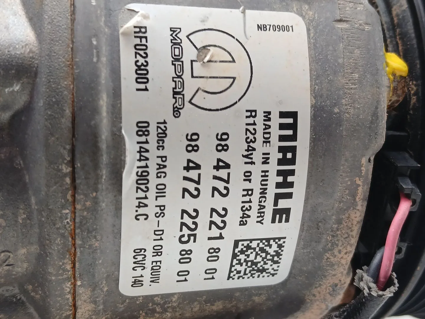 Compresor Aire Acondicionado para Peugeot 3008 Iii Hybrid Motor Hn09