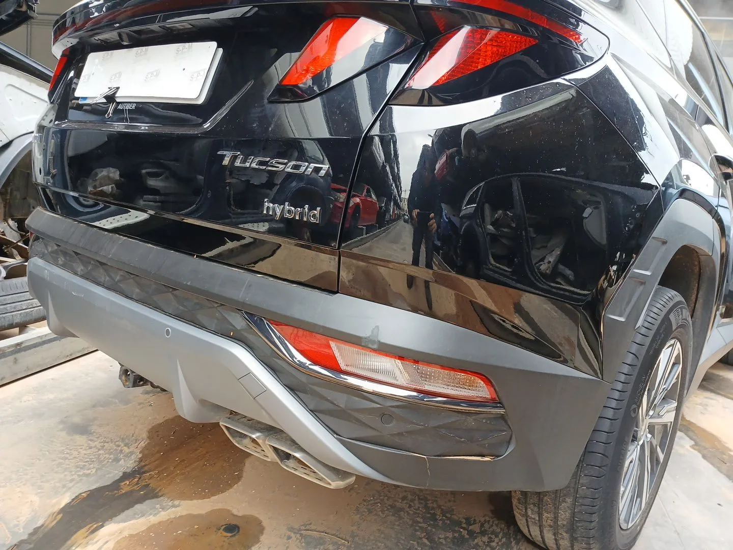 Paragolpes Trasero para Hyundai Tucson (Nx4E, Nx4A)