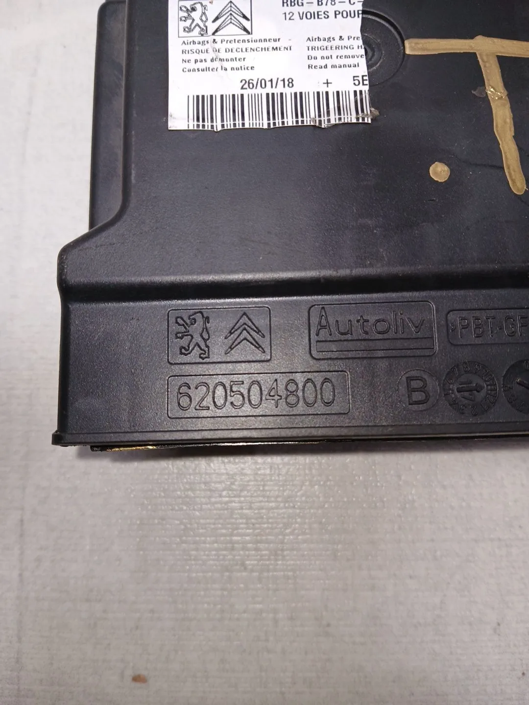Centralita Airbag para Citroën C4 Picasso