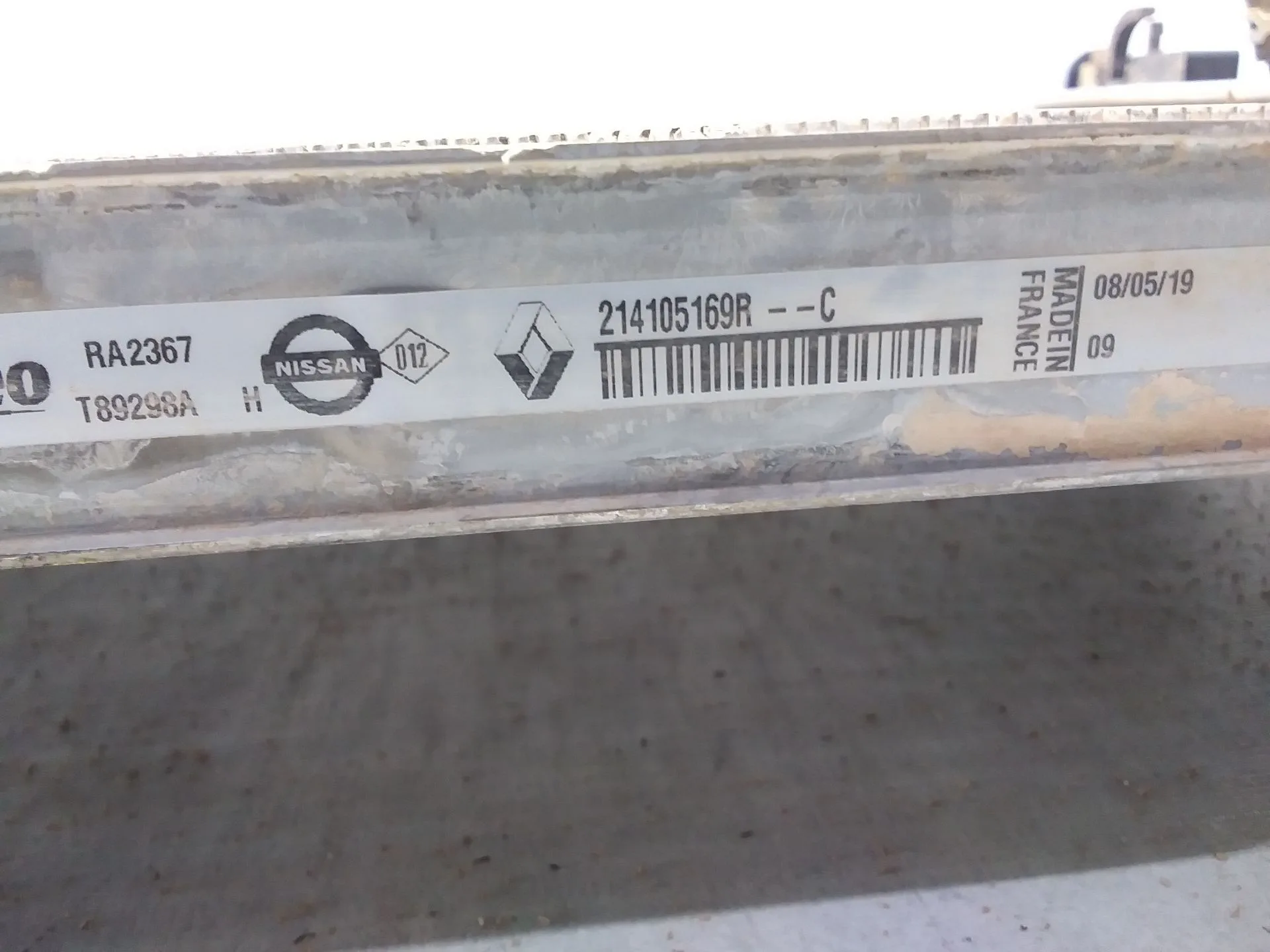 Radiador Agua para Renault Scenic Iv (J9_)