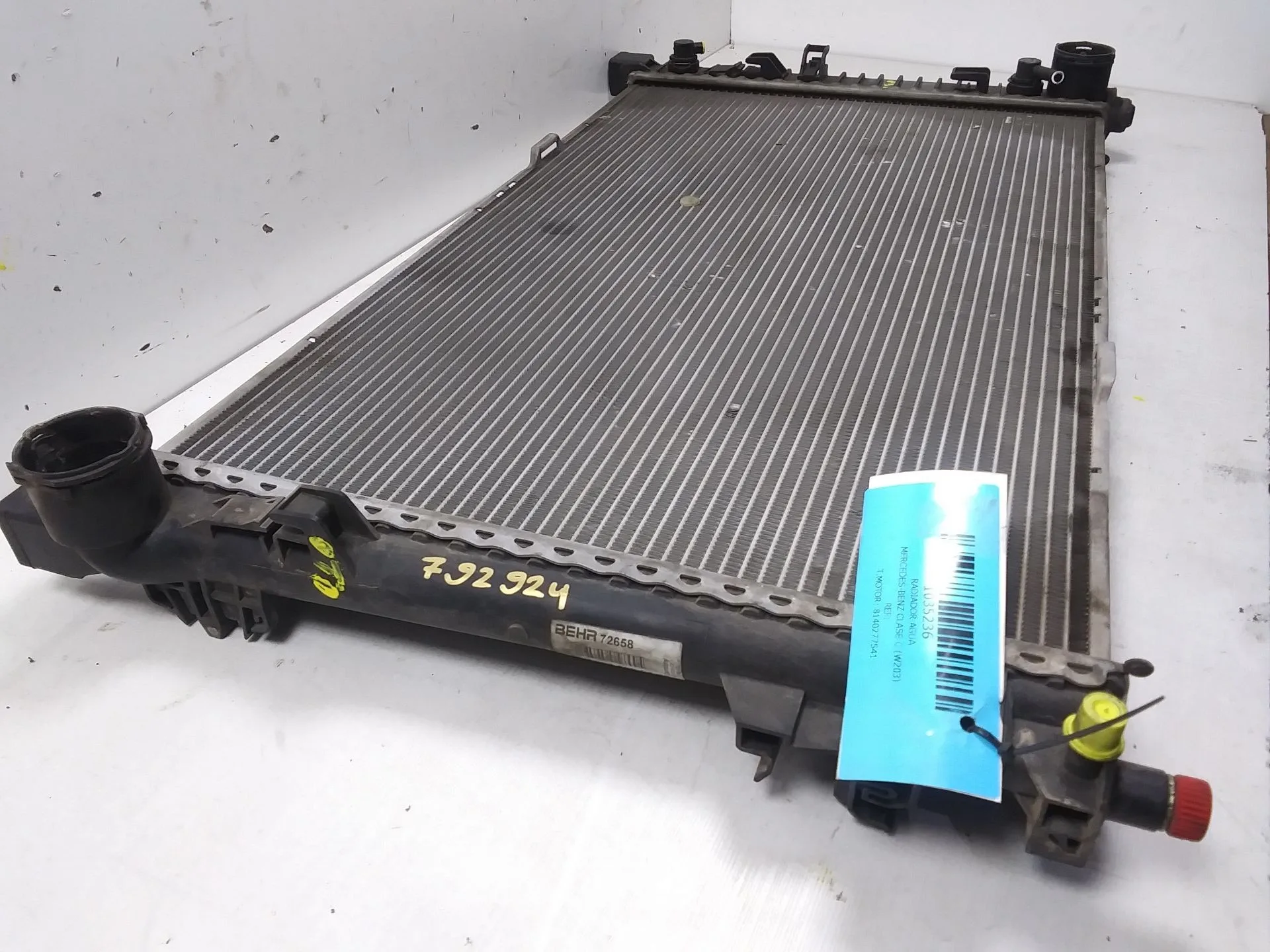 Radiador Agua para Mercedes-Benz Clase C (W203)