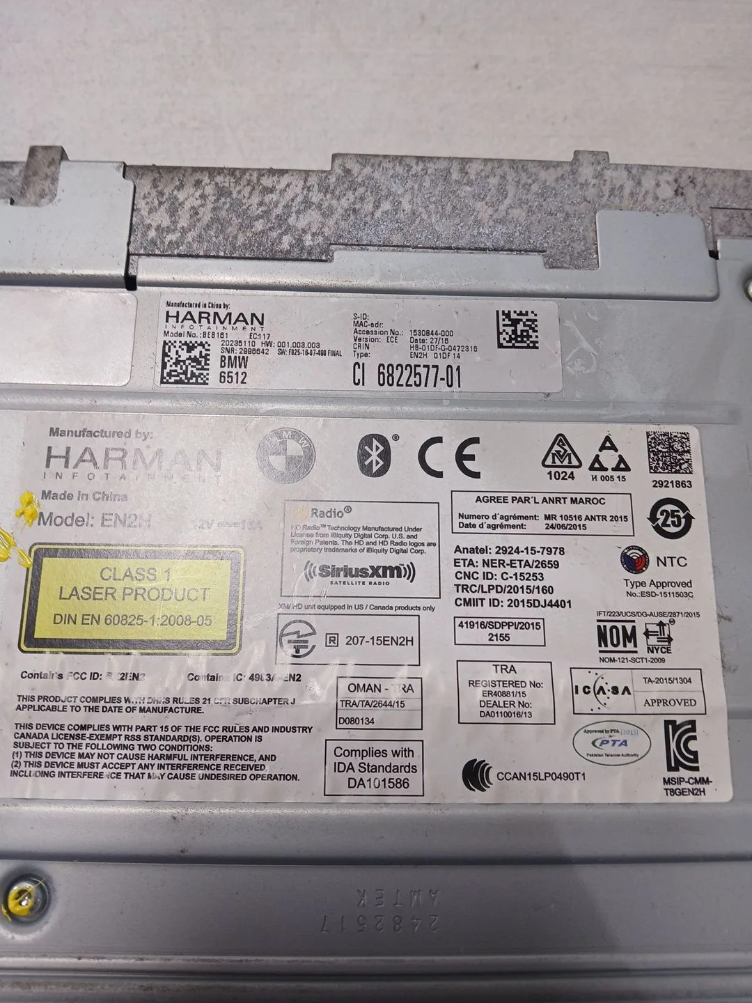 Sistema Audio / Radio Cd para Bmw X3 (F25)