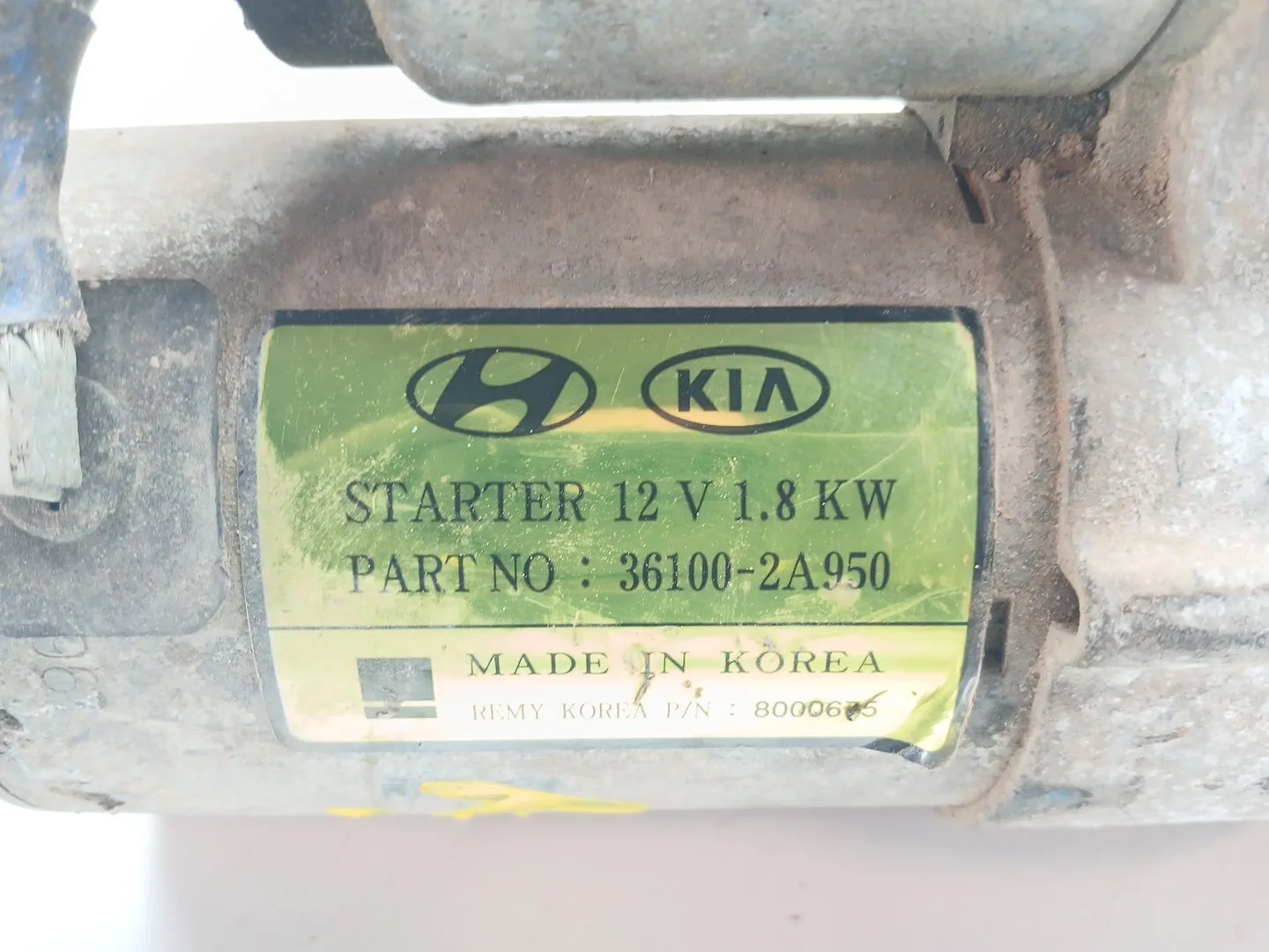 Motor Arranque para Kia Sportage Iii (Sl)