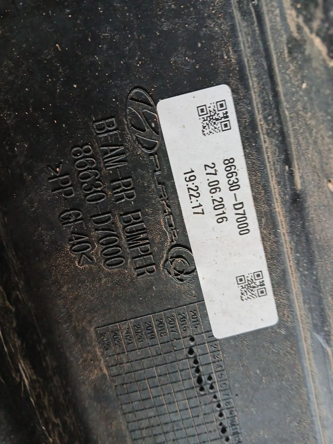 Refuerzo Paragolpes Trasero para Hyundai Tucson (Tl, Tle)