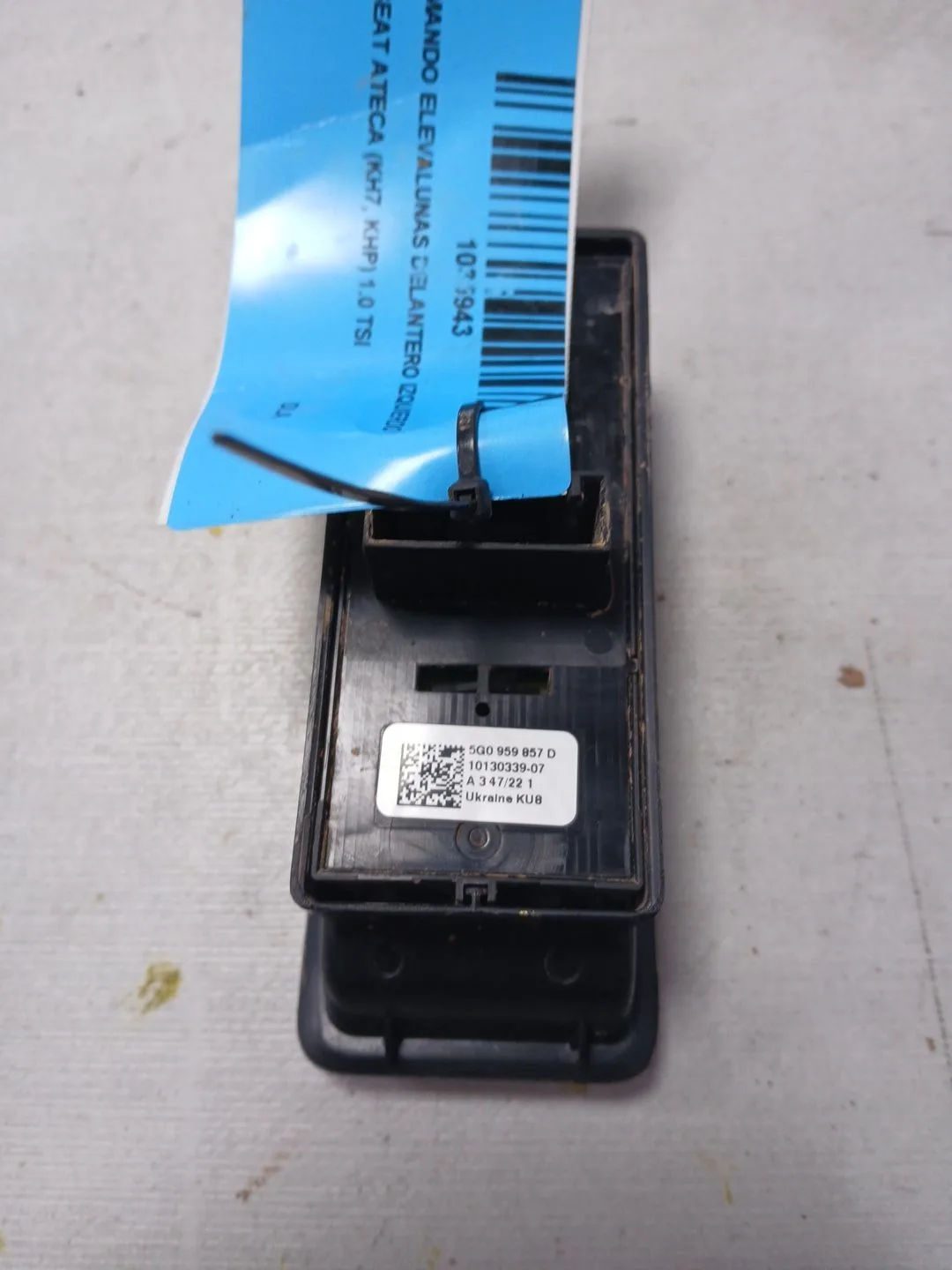Mando Elevalunas Delantero Izquierdo para Seat Ateca (Kh7, Khp)