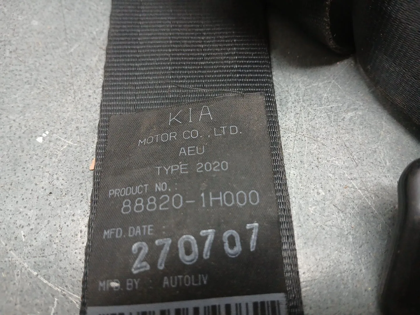 Pretensor Airbag Derecho para Kia Cee'd Sporty Wagon