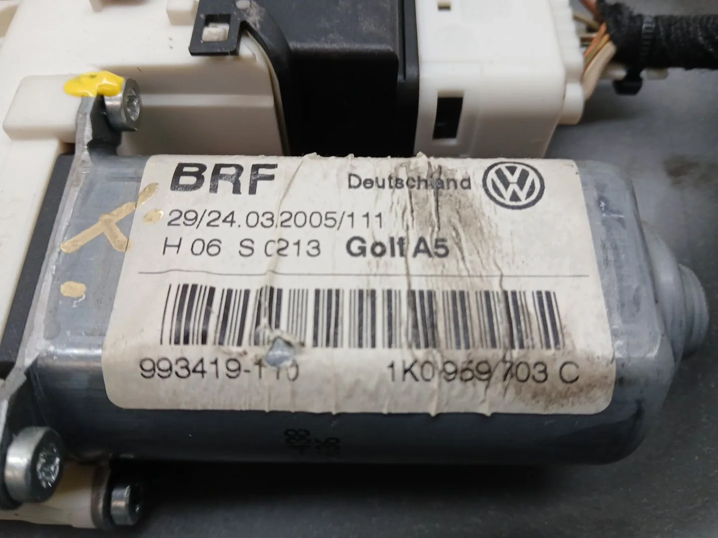 Elevalunas Trasero Izquierdo para Volkswagen Golf V Berlina (1K1)