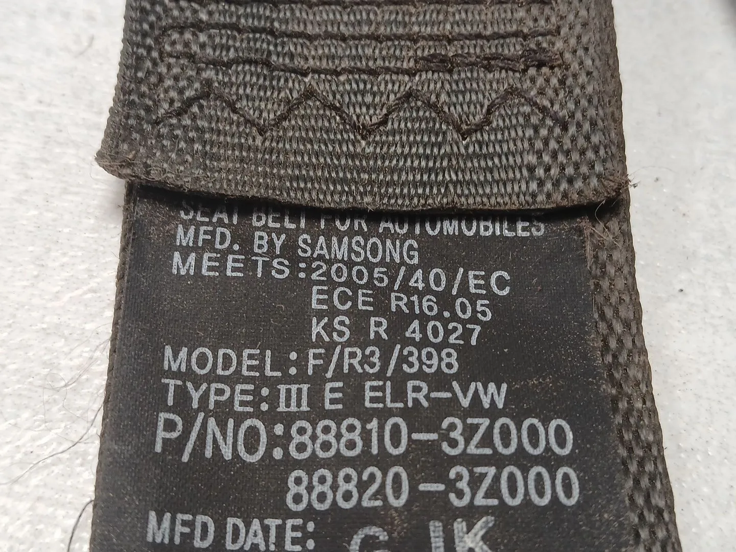 Pretensor Airbag Derecho para Hyundai I40 Cw