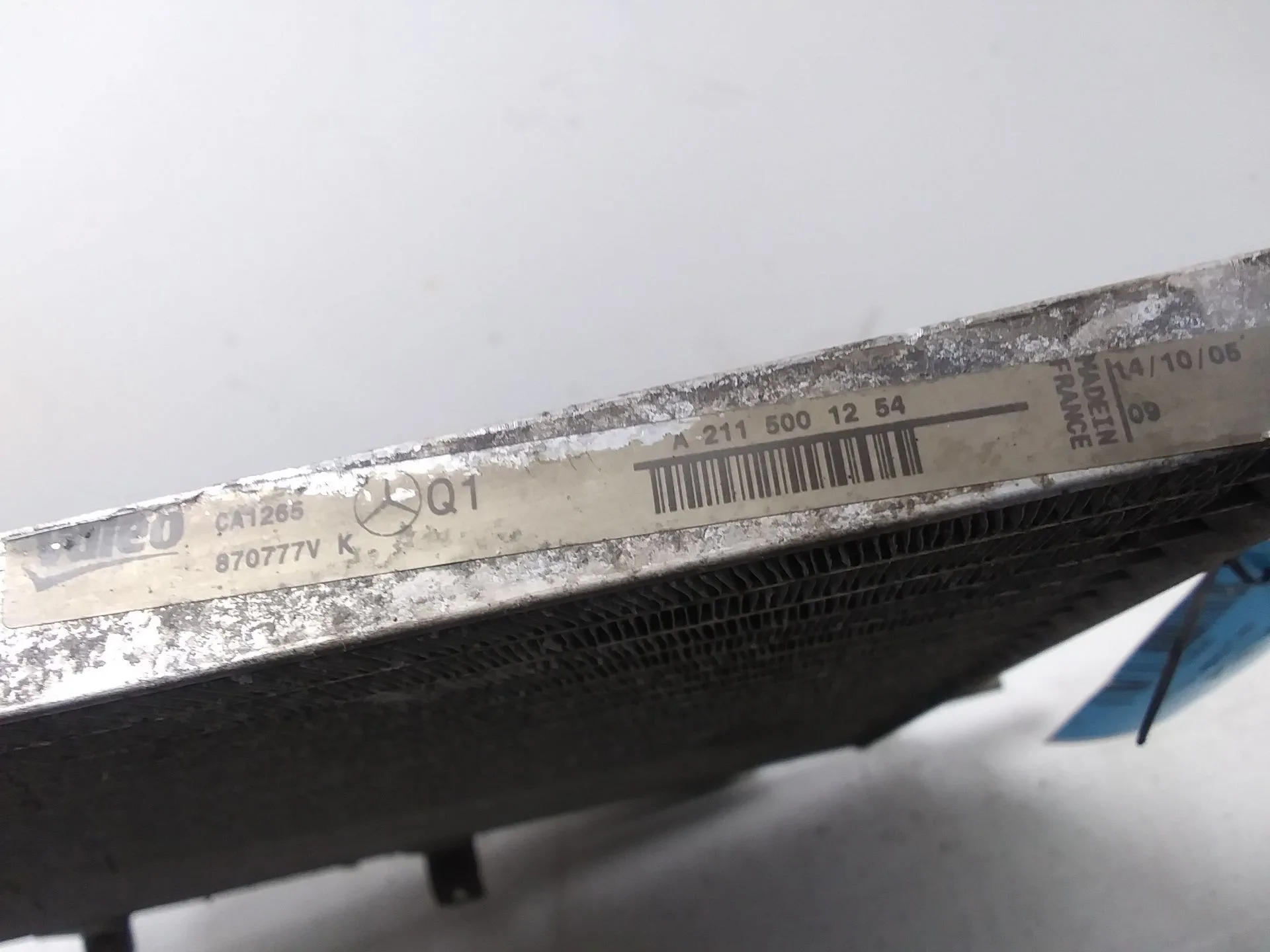 Condensador / Radiador Aire Acondicionado para Mercedes-Benz Clase Cls (W219)
