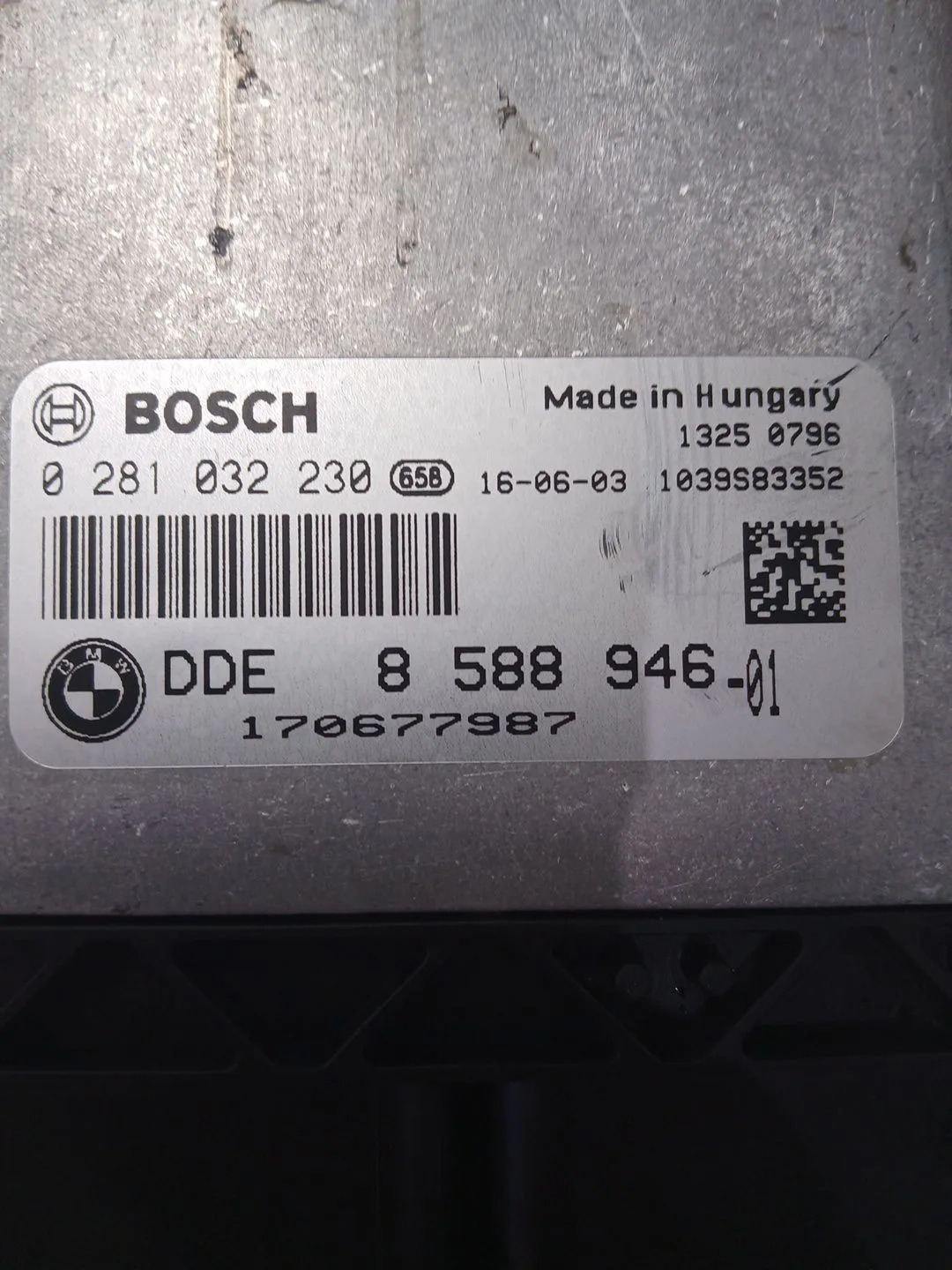 Centralita Motor Uce para Bmw X3 (F25)