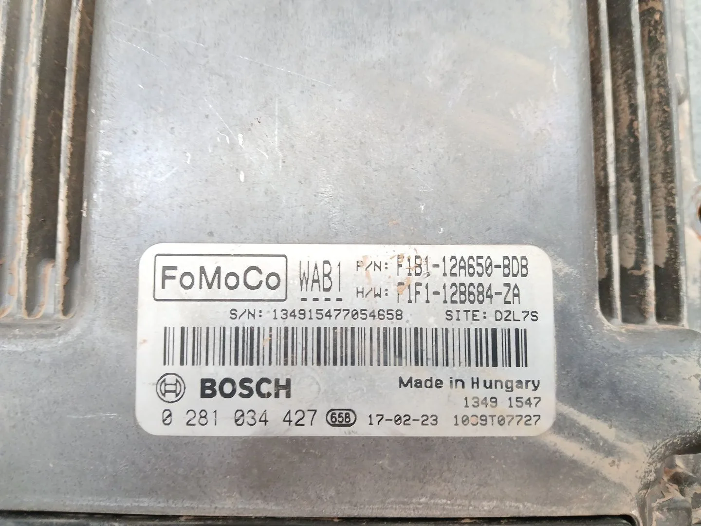Centralita Motor Uce para Ford Fiesta Vi (Cb1, Ccn)