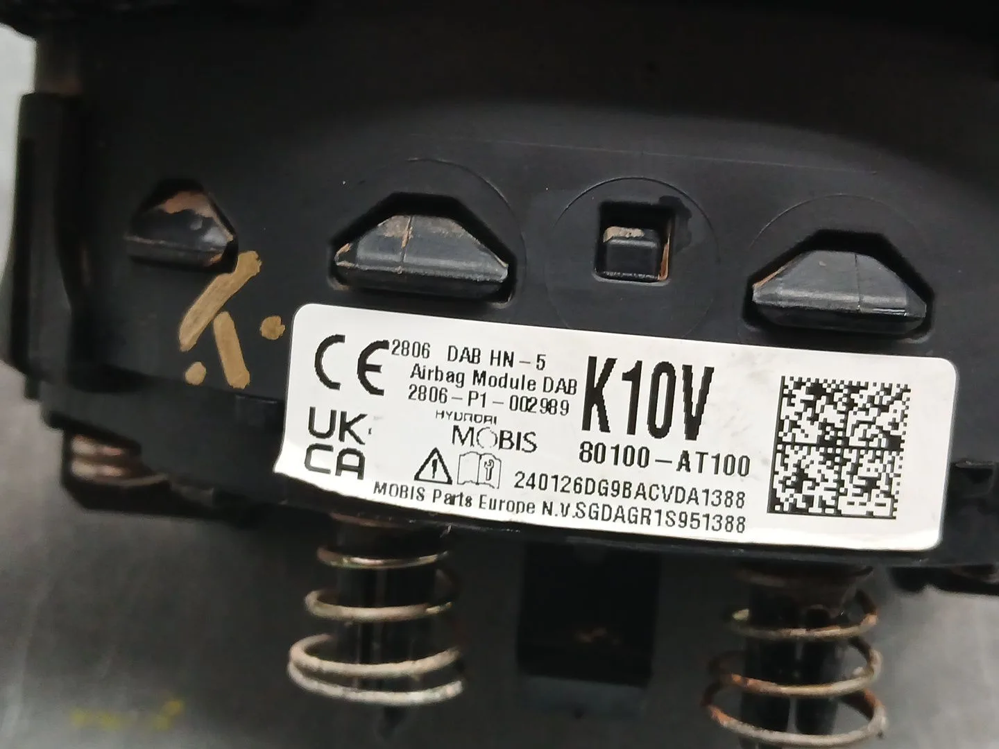 Kit Airbag para Kia Niro Ii (Sg2)