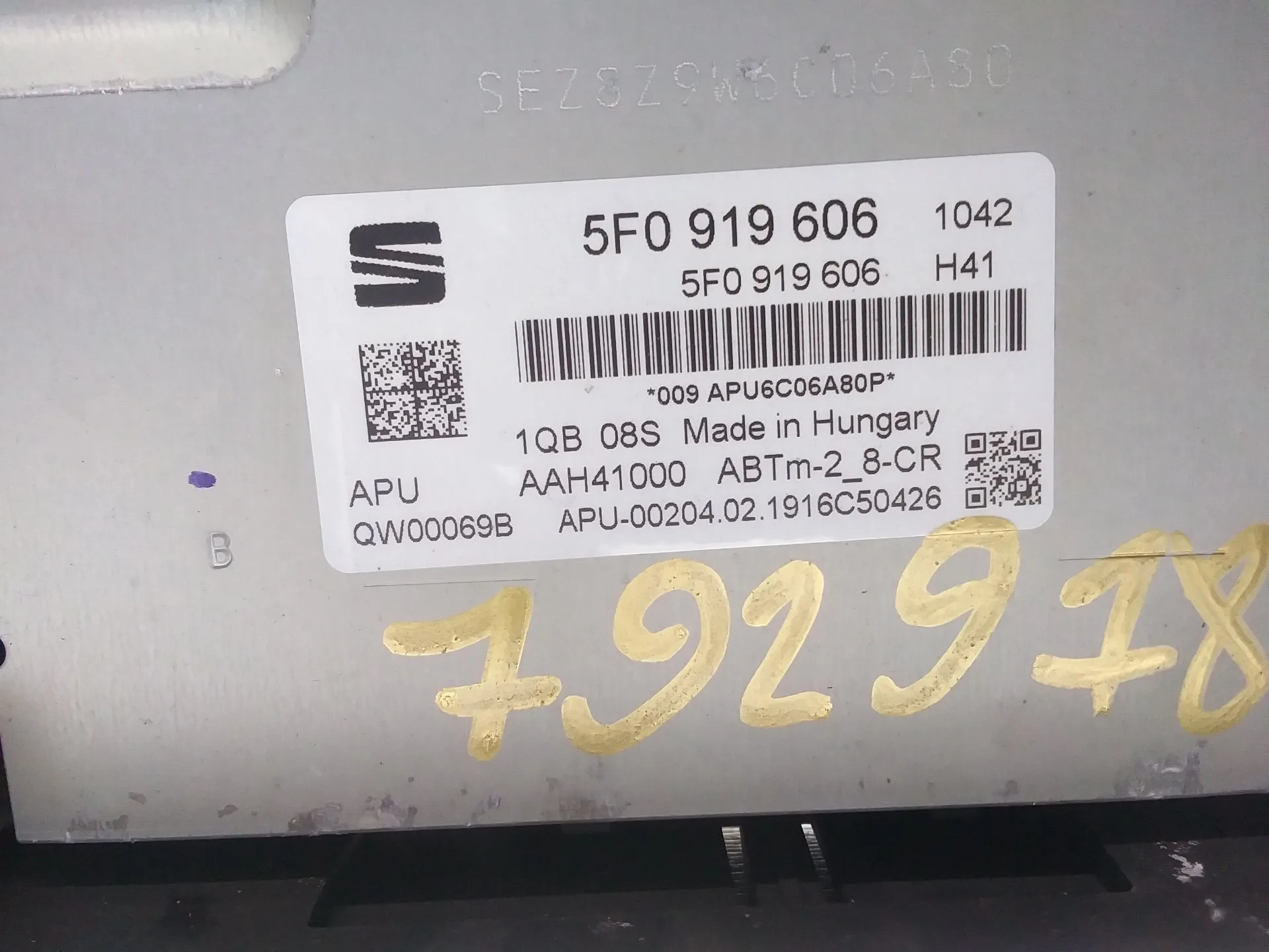 Sistema Audio / Radio Cd para Seat Leon (5F1)