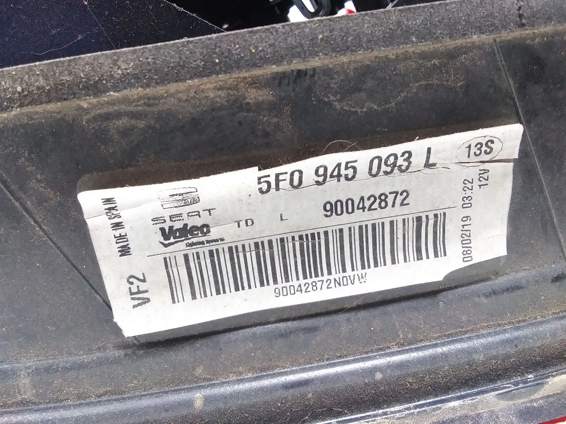 Piloto Trasero Izquierdo Interior para Seat Leon (5F1)