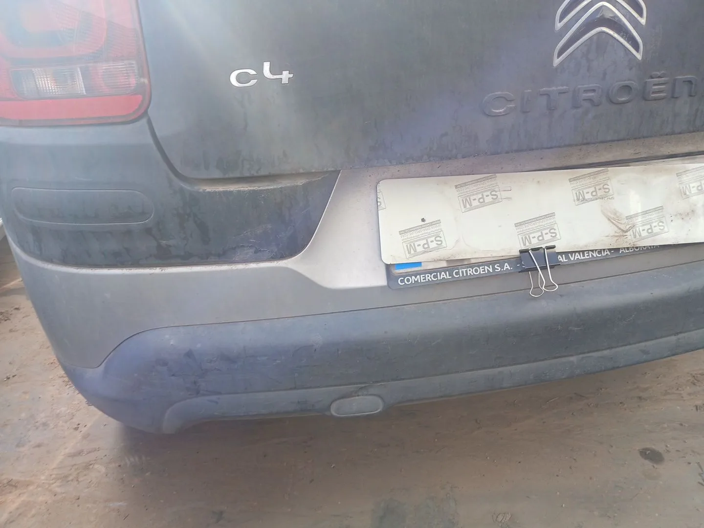 Paragolpes Trasero para Citroën C4 Cactus
