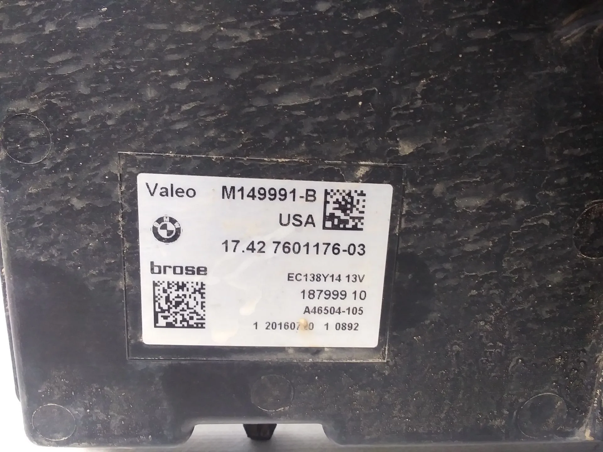 Electroventilador para Bmw X3 (F25)
