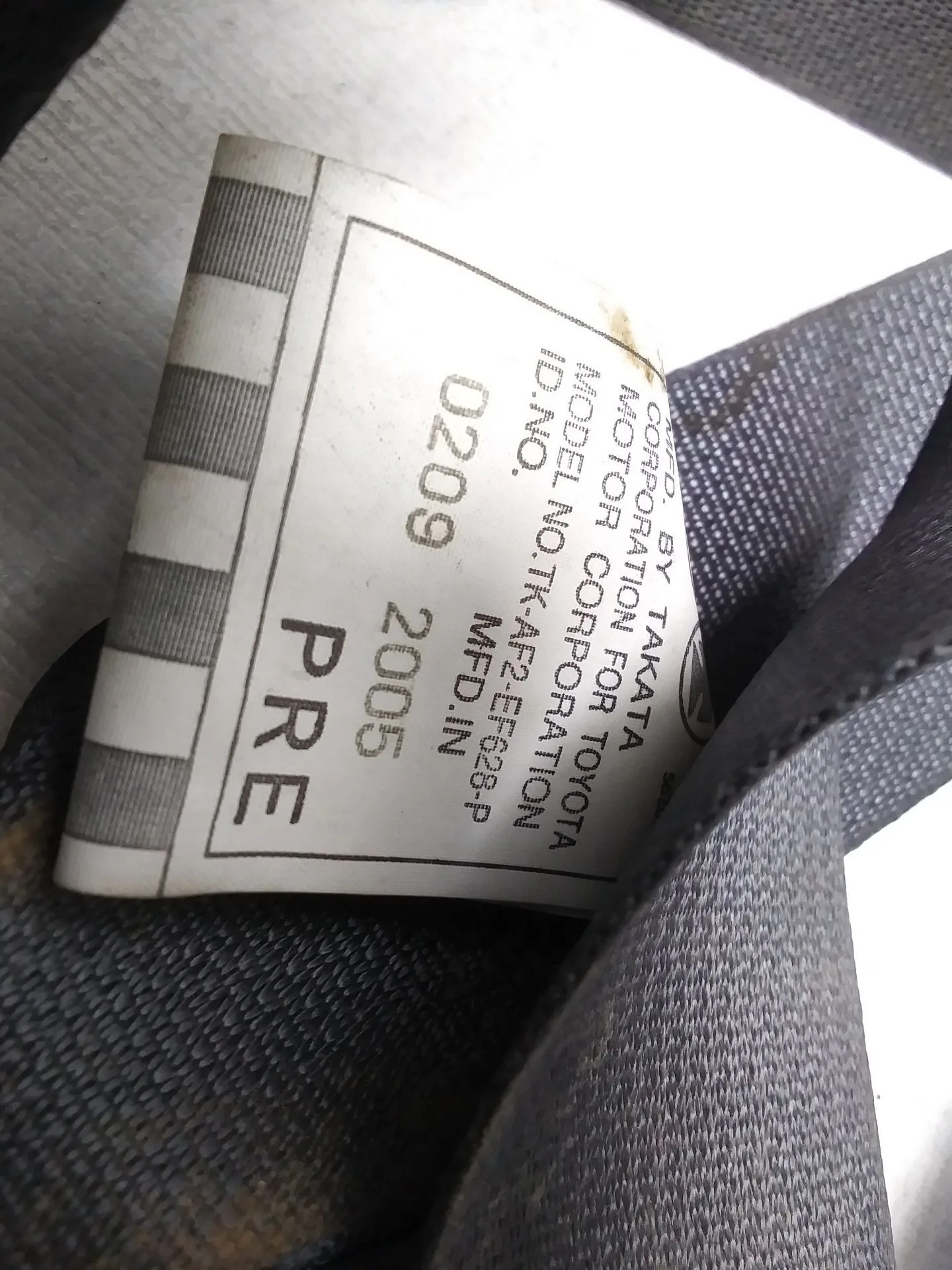 Cinturon Seguridad Delantero Derecho para Lexus Is200 (Gxe10)