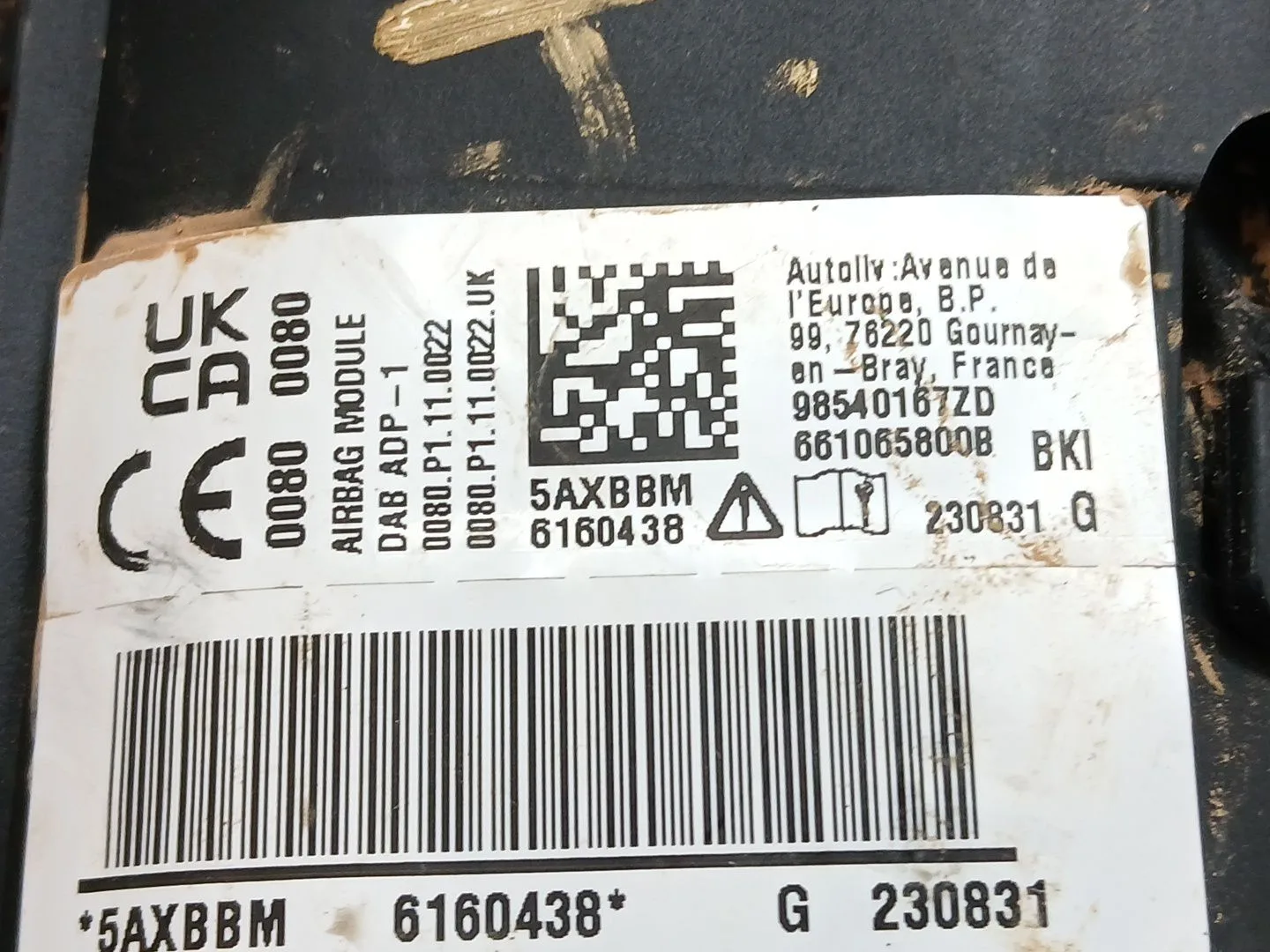 Kit Airbag para Peugeot 2008 Ii (Ud_, Us_, Uy_, Uj_, Ur_, Uc_)
