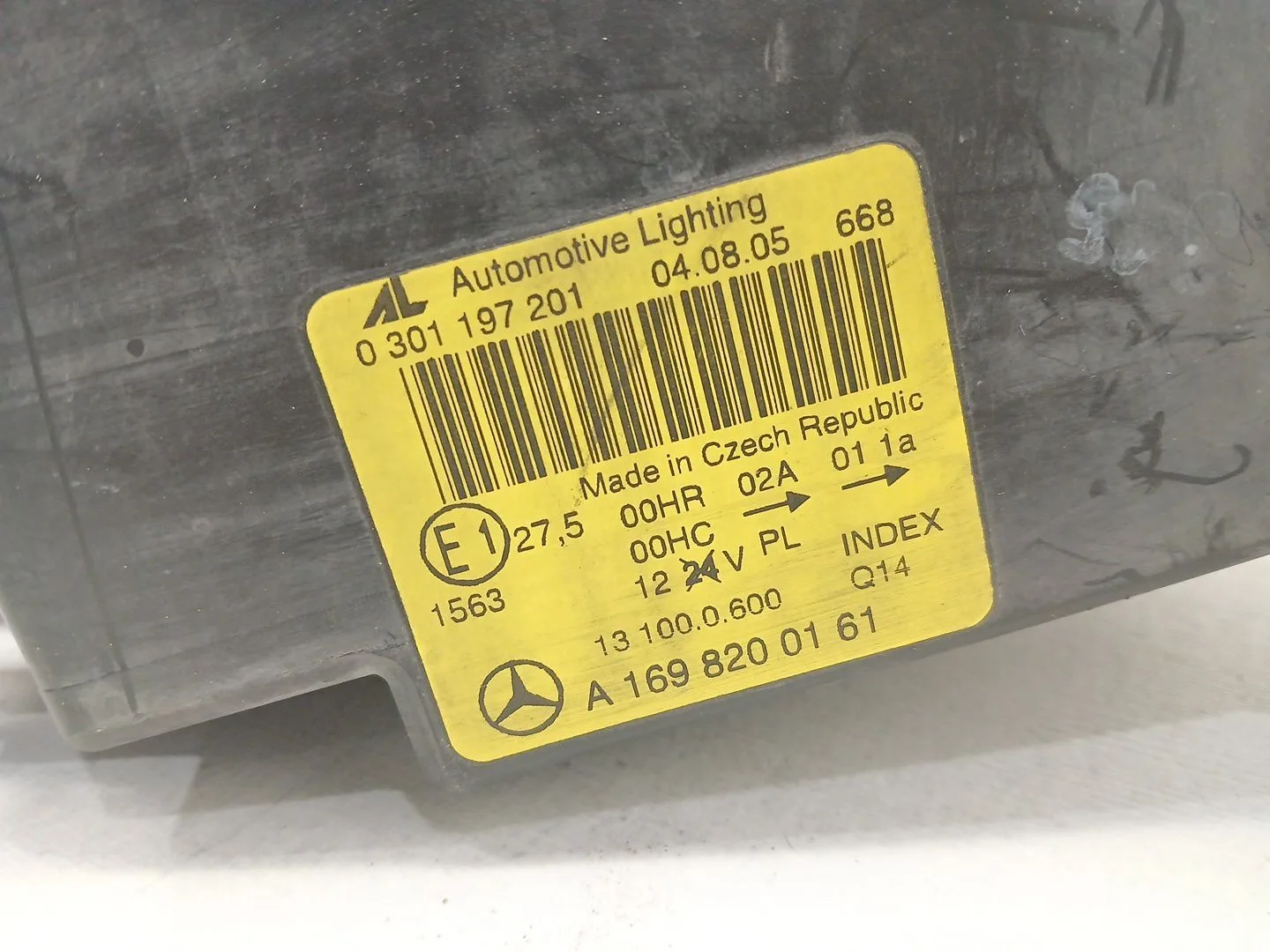 Faro Izquierdo para Mercedes-Benz Clase A (W169)