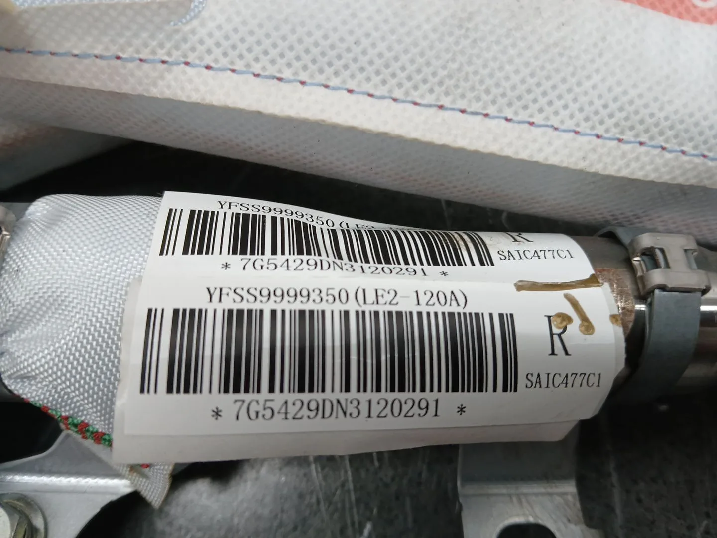 Airbag Cortina Delantero Derecho para Mg Zs Luxury