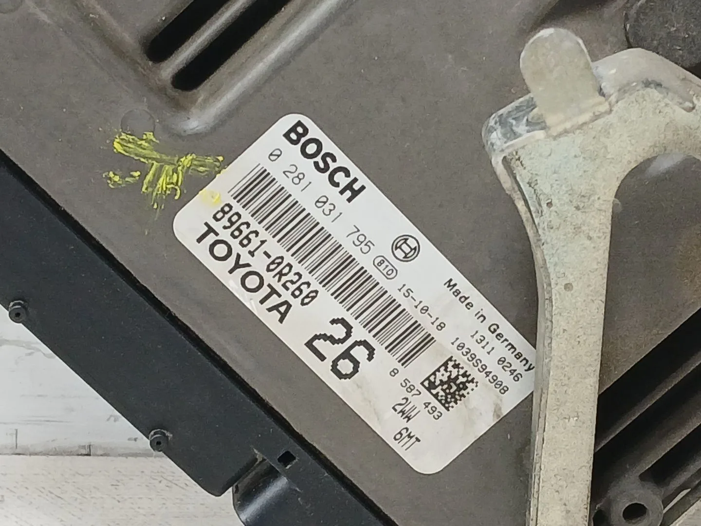 Centralita Motor Uce para Toyota Rav 4 Iv (_A4_)