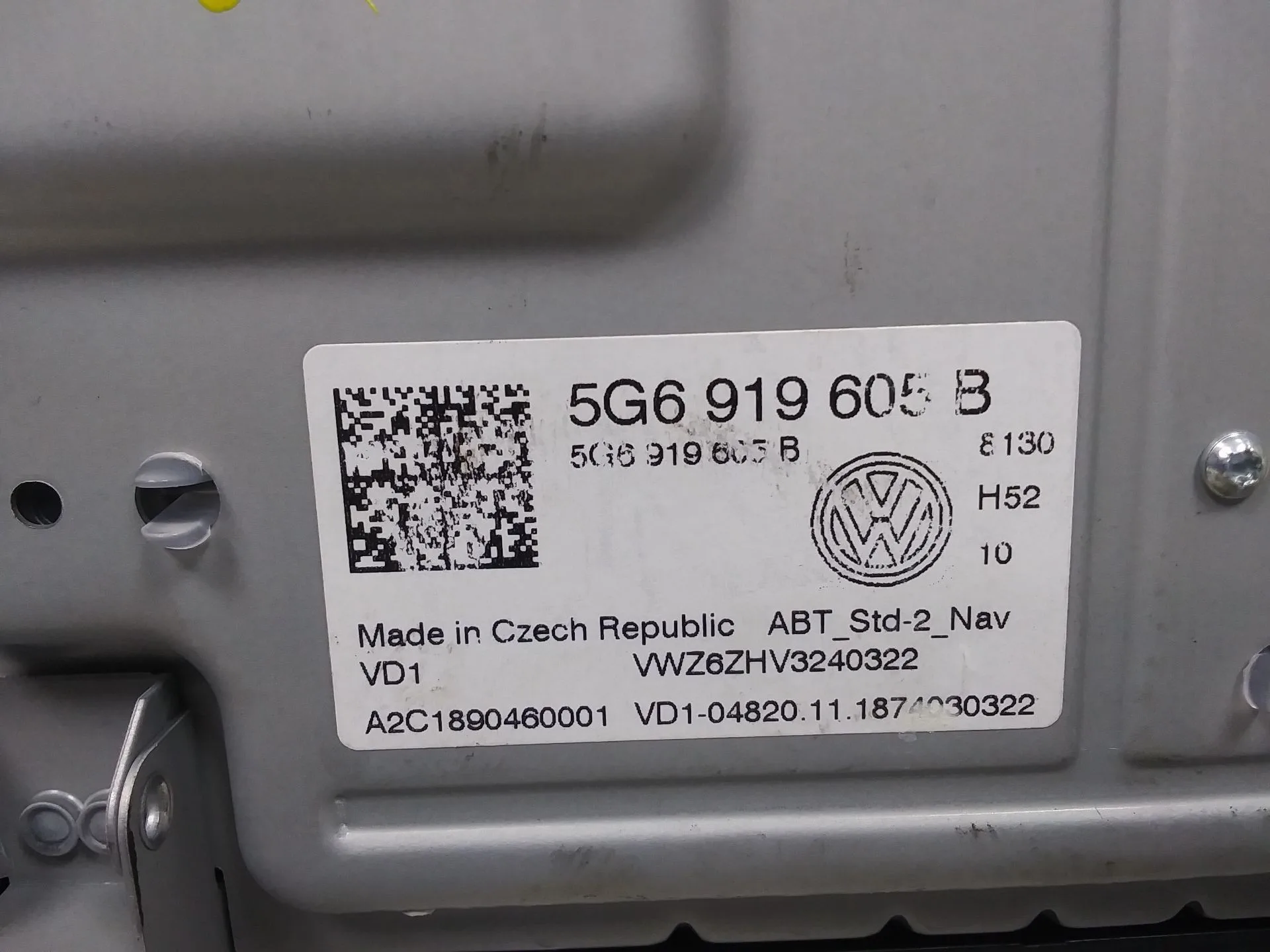 Sistema Audio / Radio Cd para Volkswagen Golf Vii (5G1, Bq1, Be1, Be2)