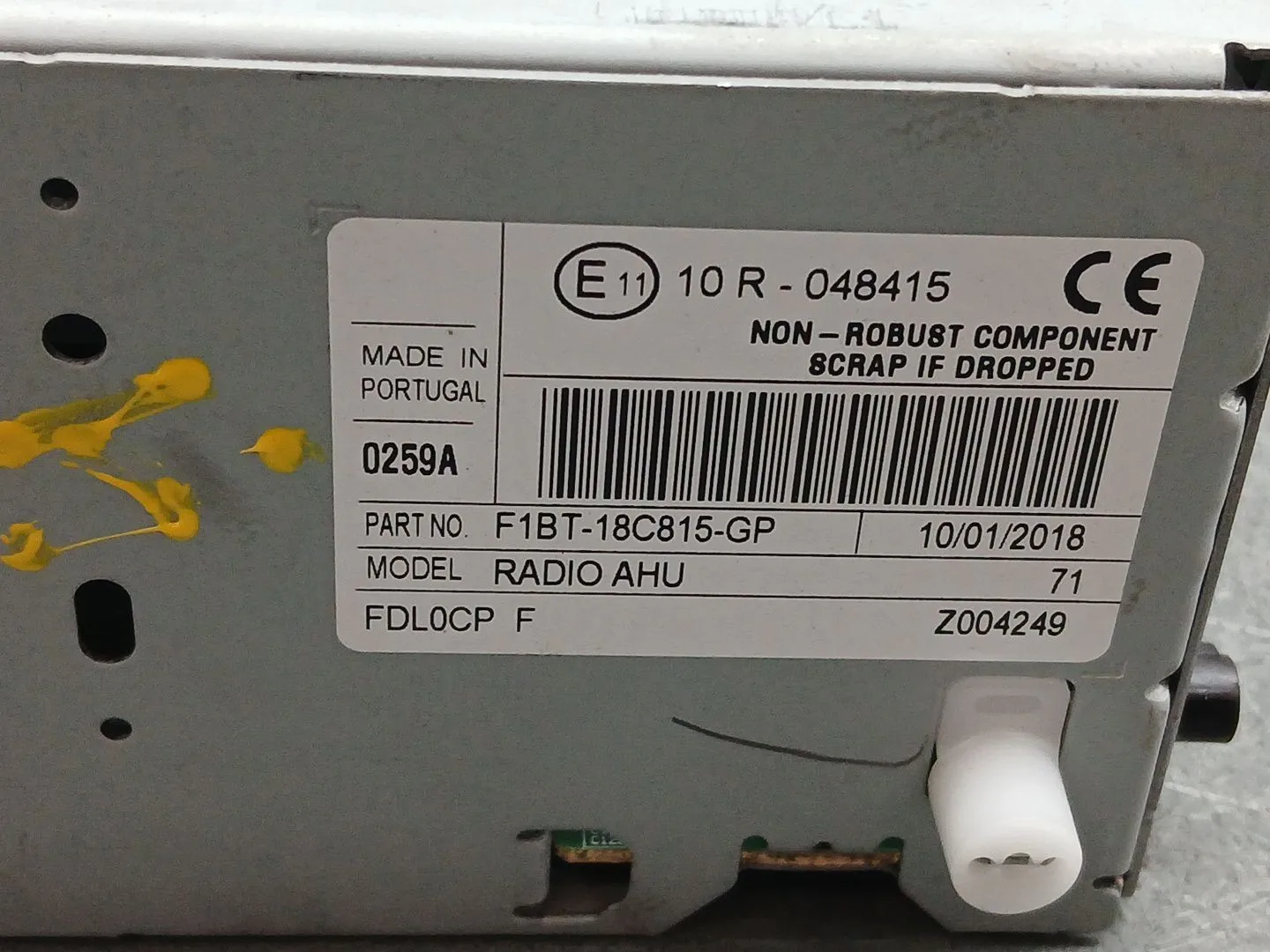 Sistema Audio / Radio Cd para Ford Focus Lim. (Cb8)