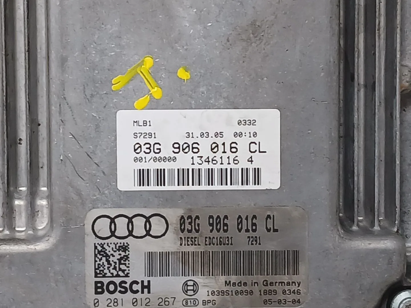 Centralita Motor Uce para Audi A4 B7 (8Ec)