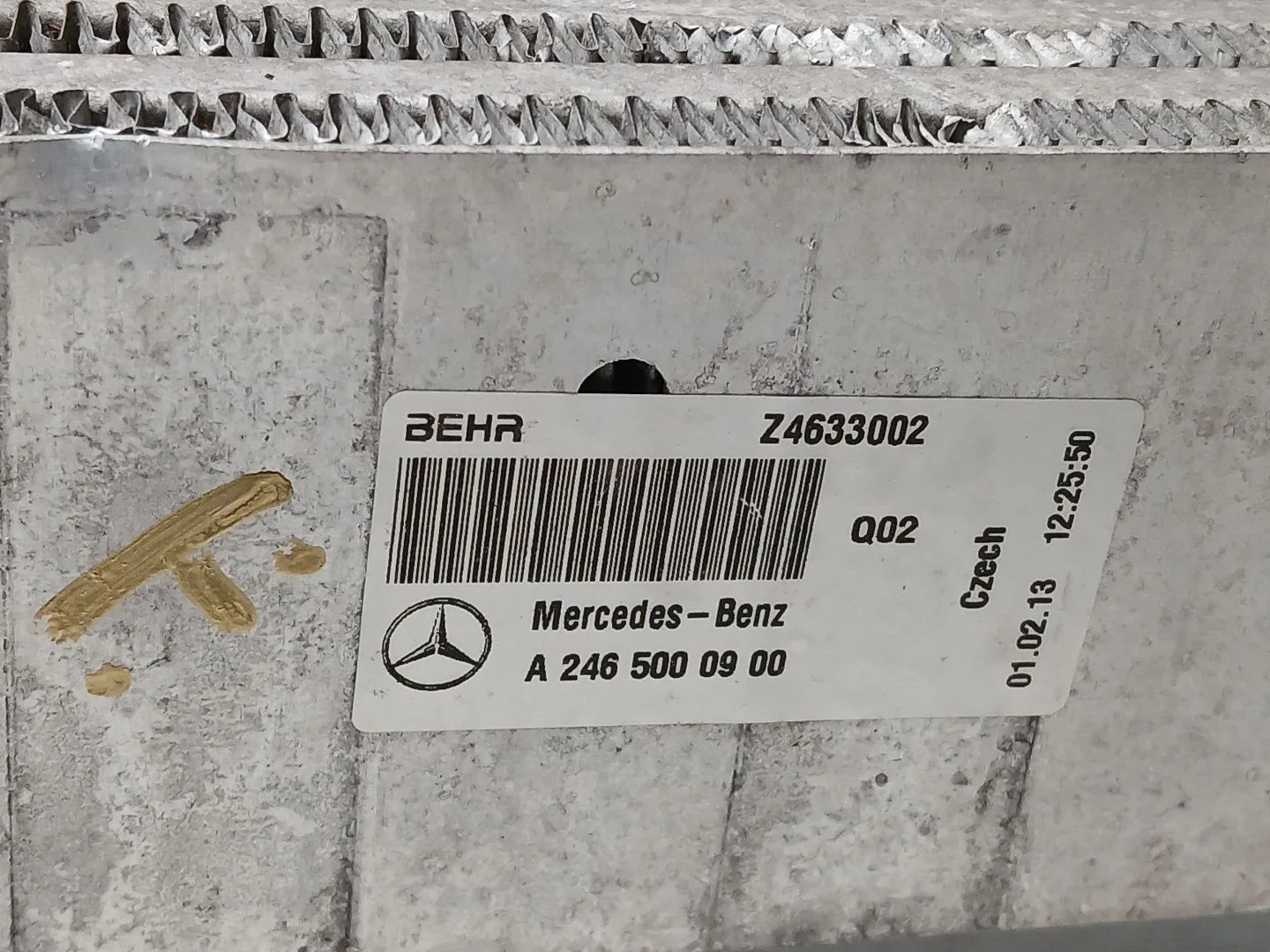 Intercooler para Mercedes-Benz Cla Coupe (C117)