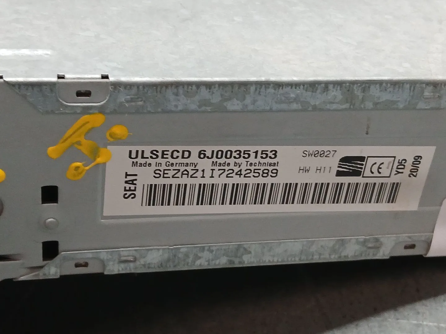 Sistema Audio / Radio Cd para Seat Ibiza (6J5)
