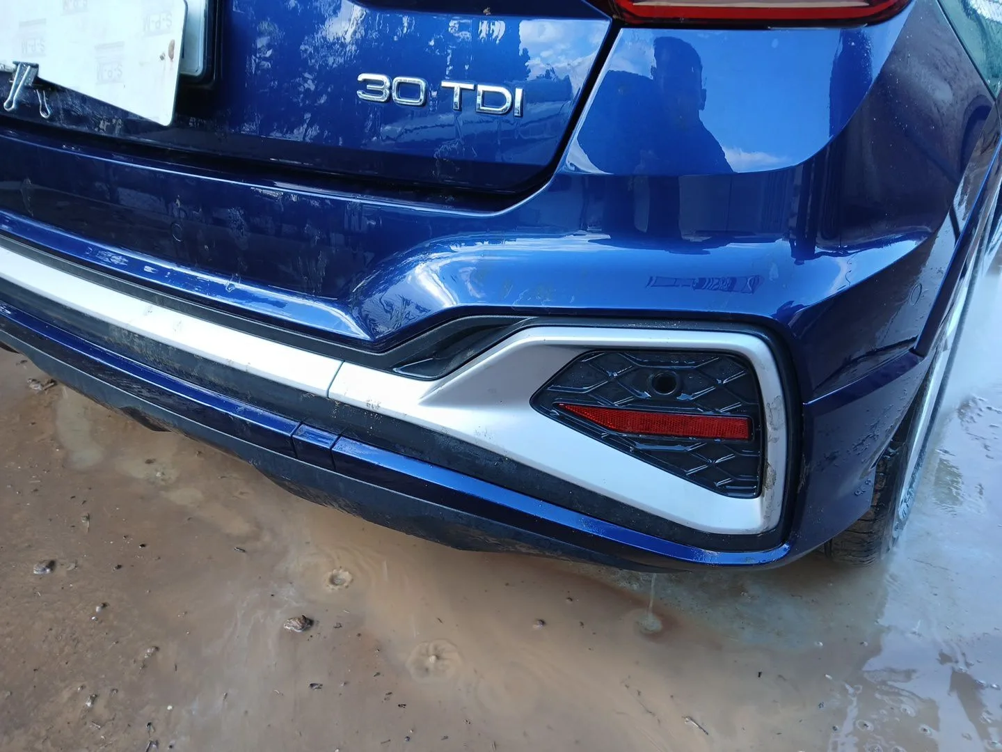 Paragolpes Trasero para Audi Q2 (Gab, Gag)