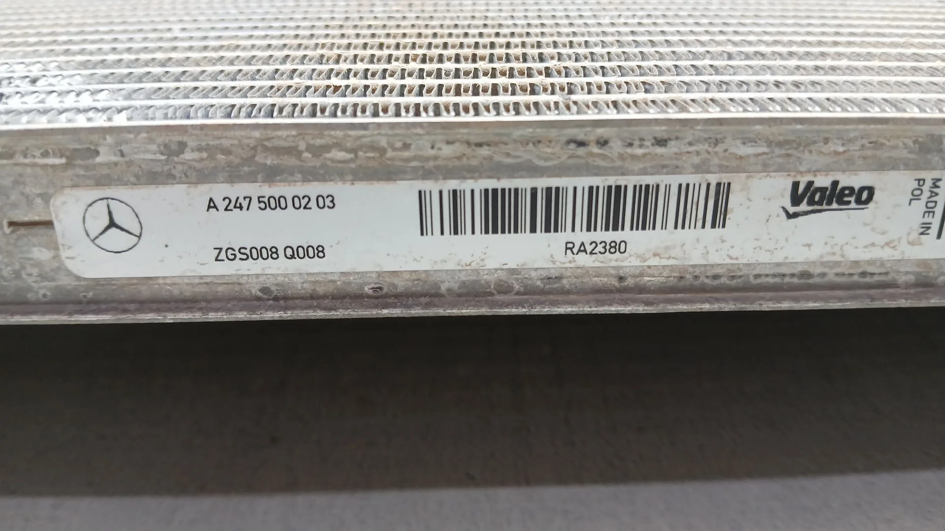 Radiador Agua para Mercedes-Benz Gla (H247)