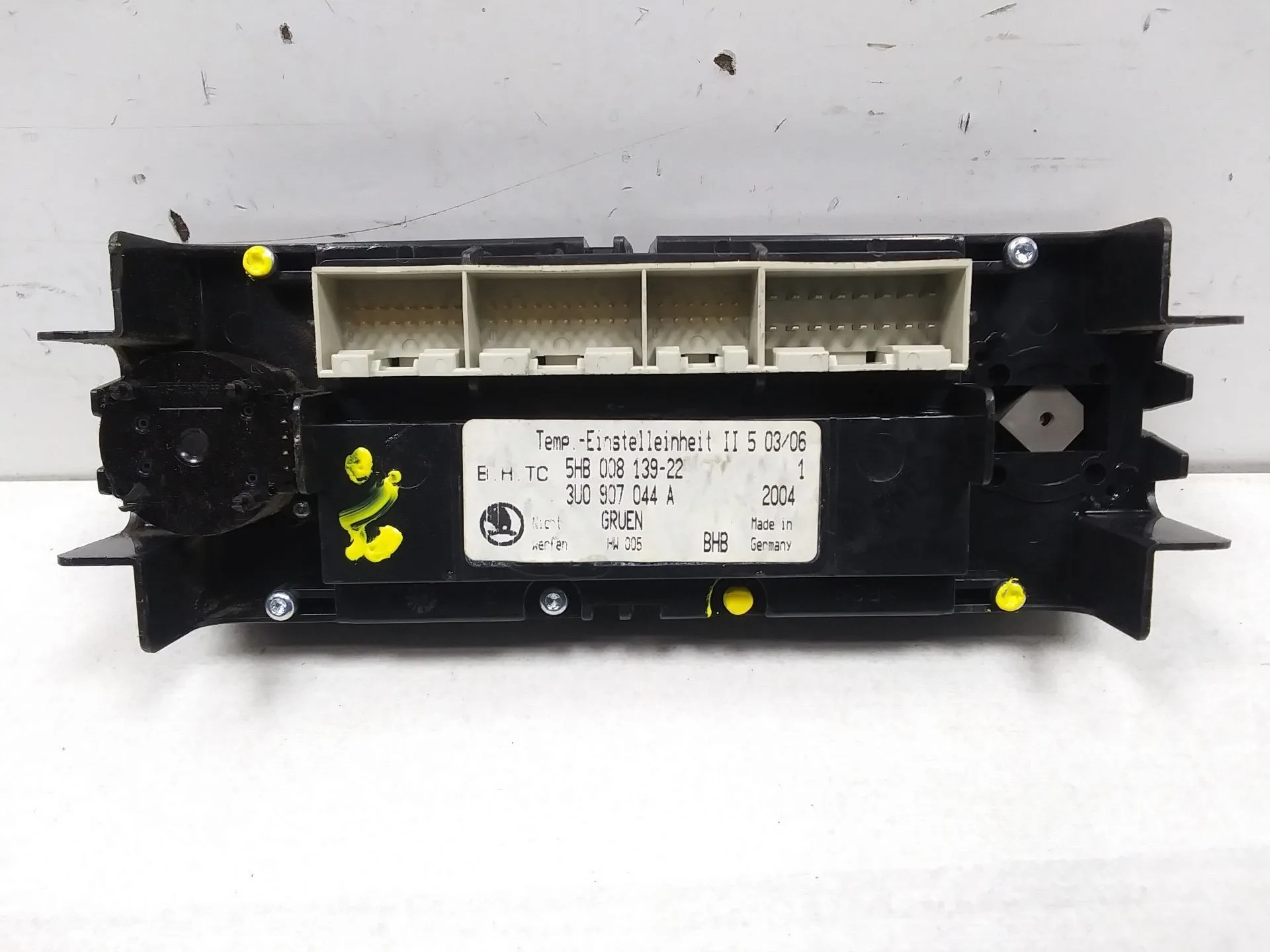 Mando Climatizador para Skoda Superb (3U4)