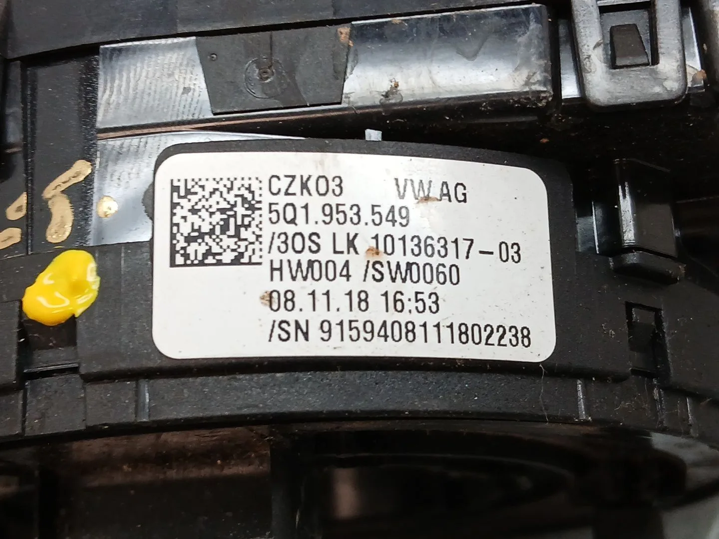 Anillo Airbag para Volkswagen Golf Vii (5G1, Bq1, Be1, Be2)