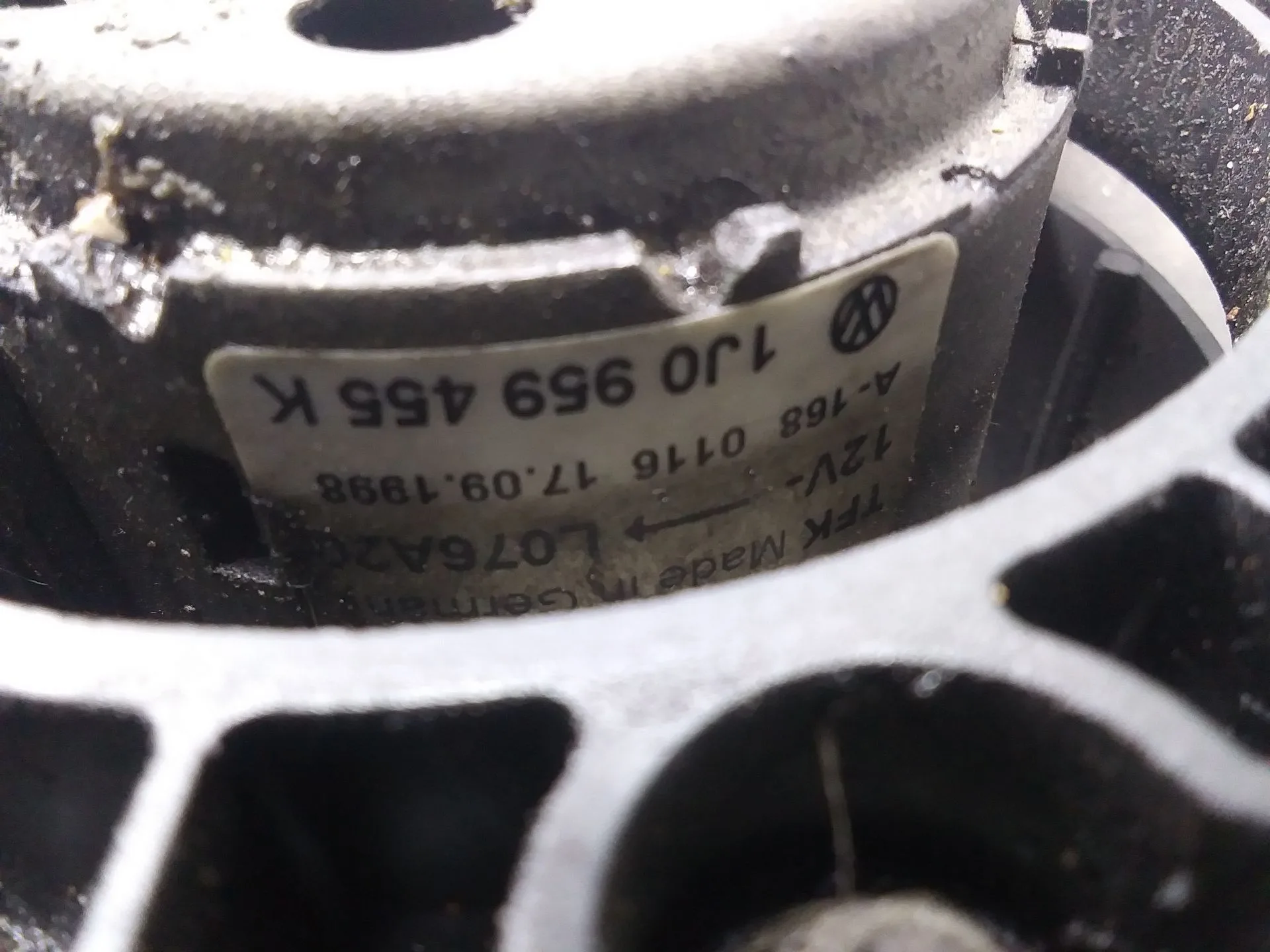 Electroventilador para Audi Tt (8N3)