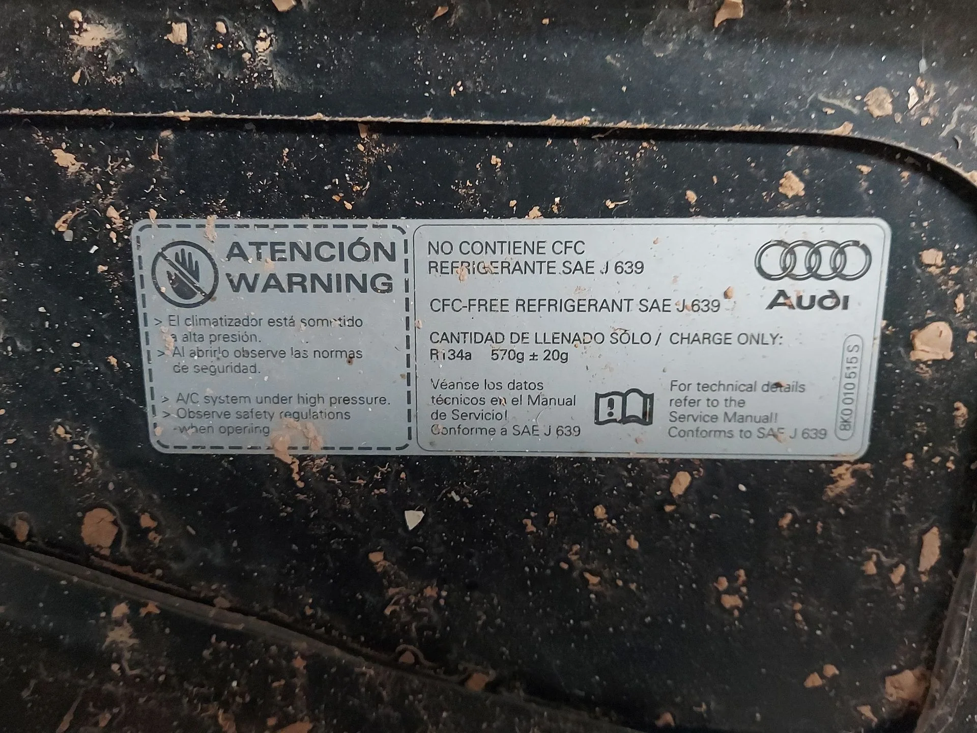 Capot para Audi A5 (8T3)
