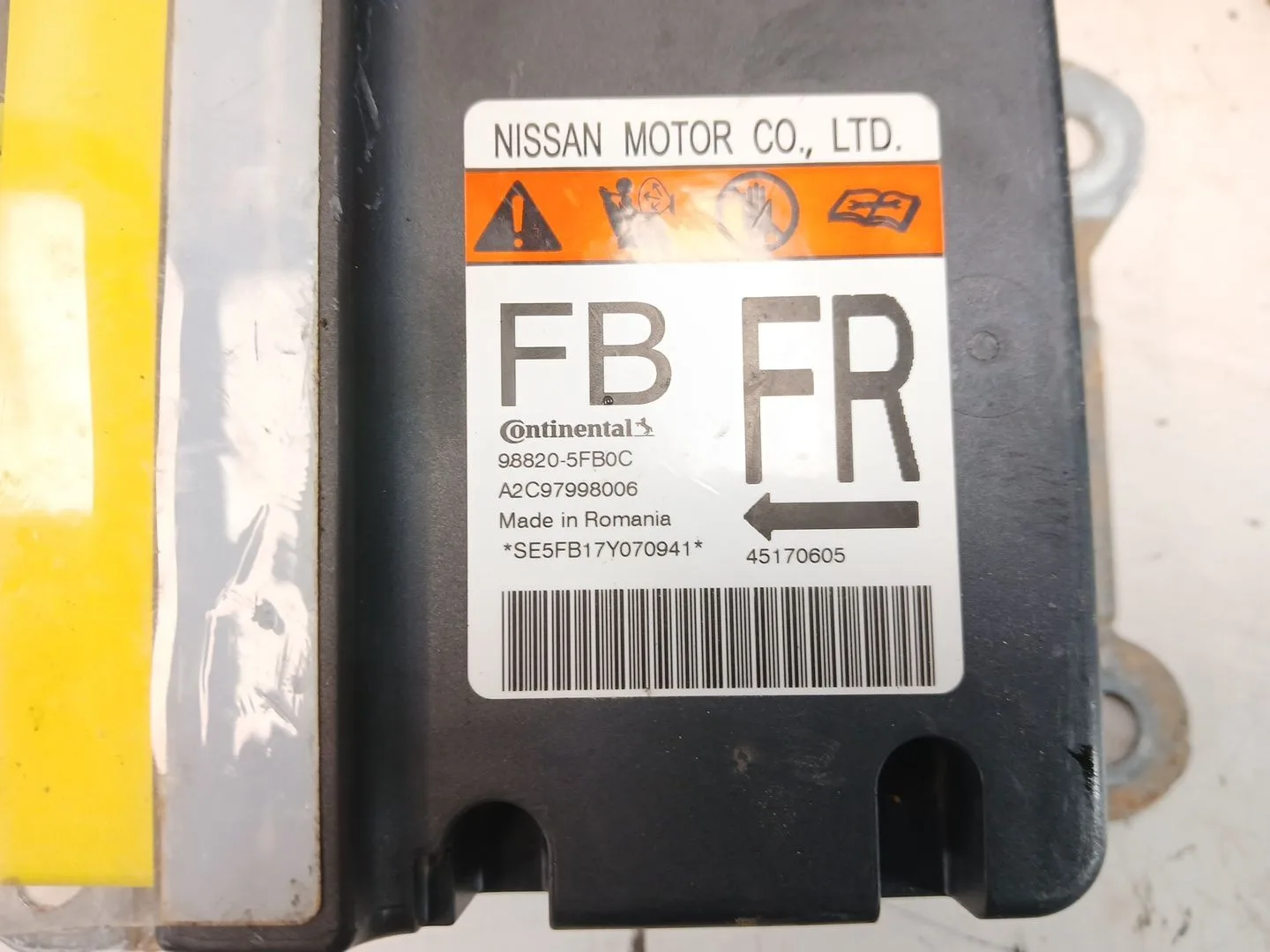 Kit Airbag para Nissan Micra V (K14)