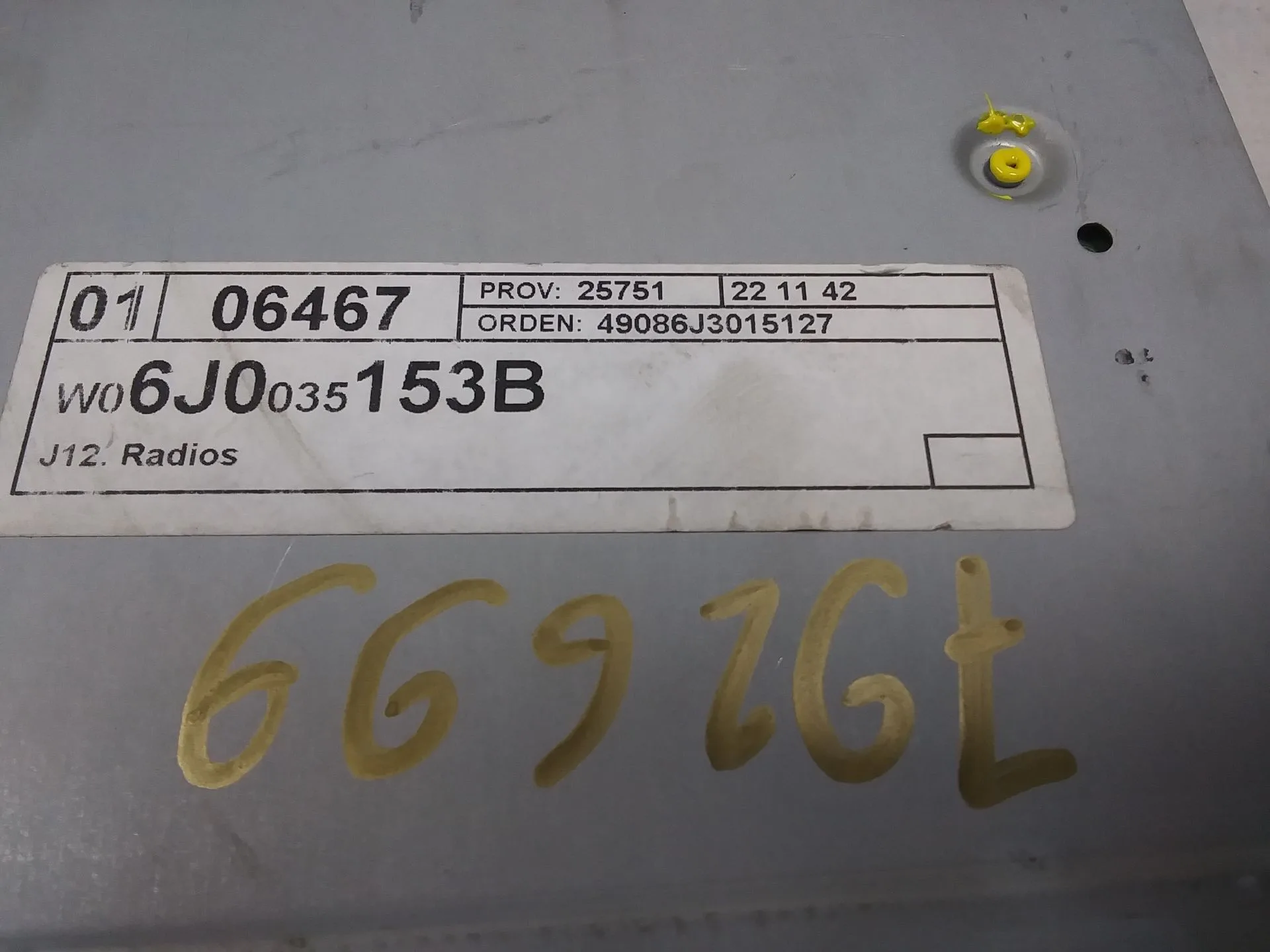 Sistema Audio / Radio Cd para Seat Ibiza Iv Sc (6J1, 6P5)