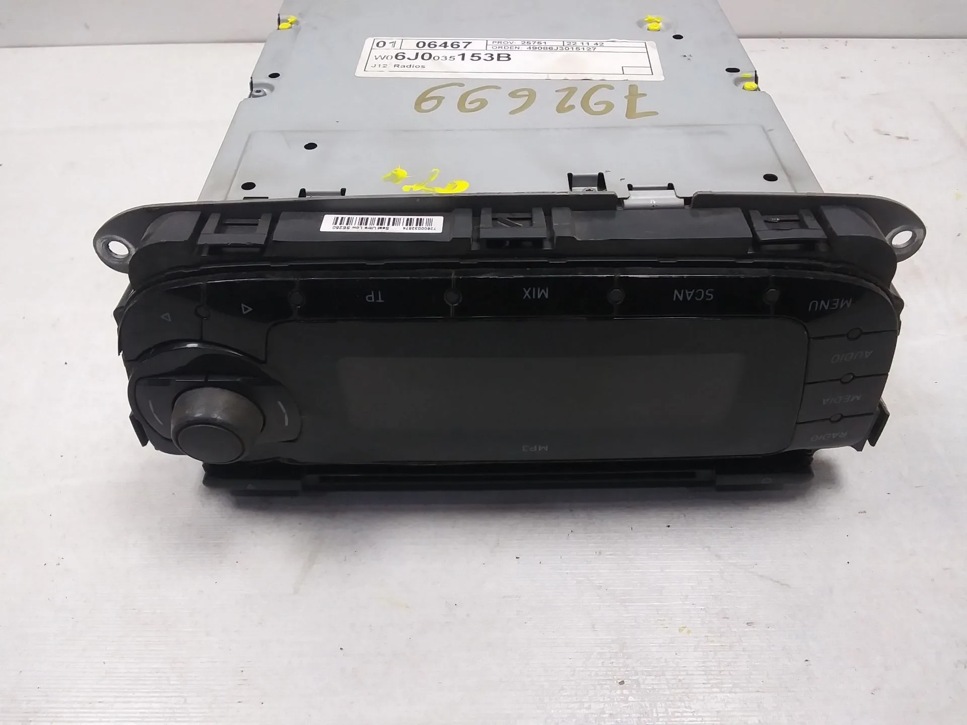 Sistema Audio / Radio Cd para Seat Ibiza Iv Sc (6J1, 6P5)