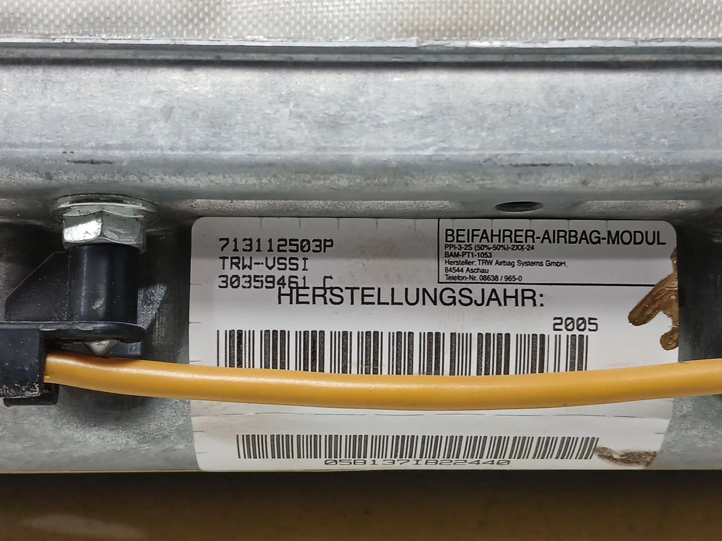 Airbag Delantero Derecho para Bmw X5 (E53)