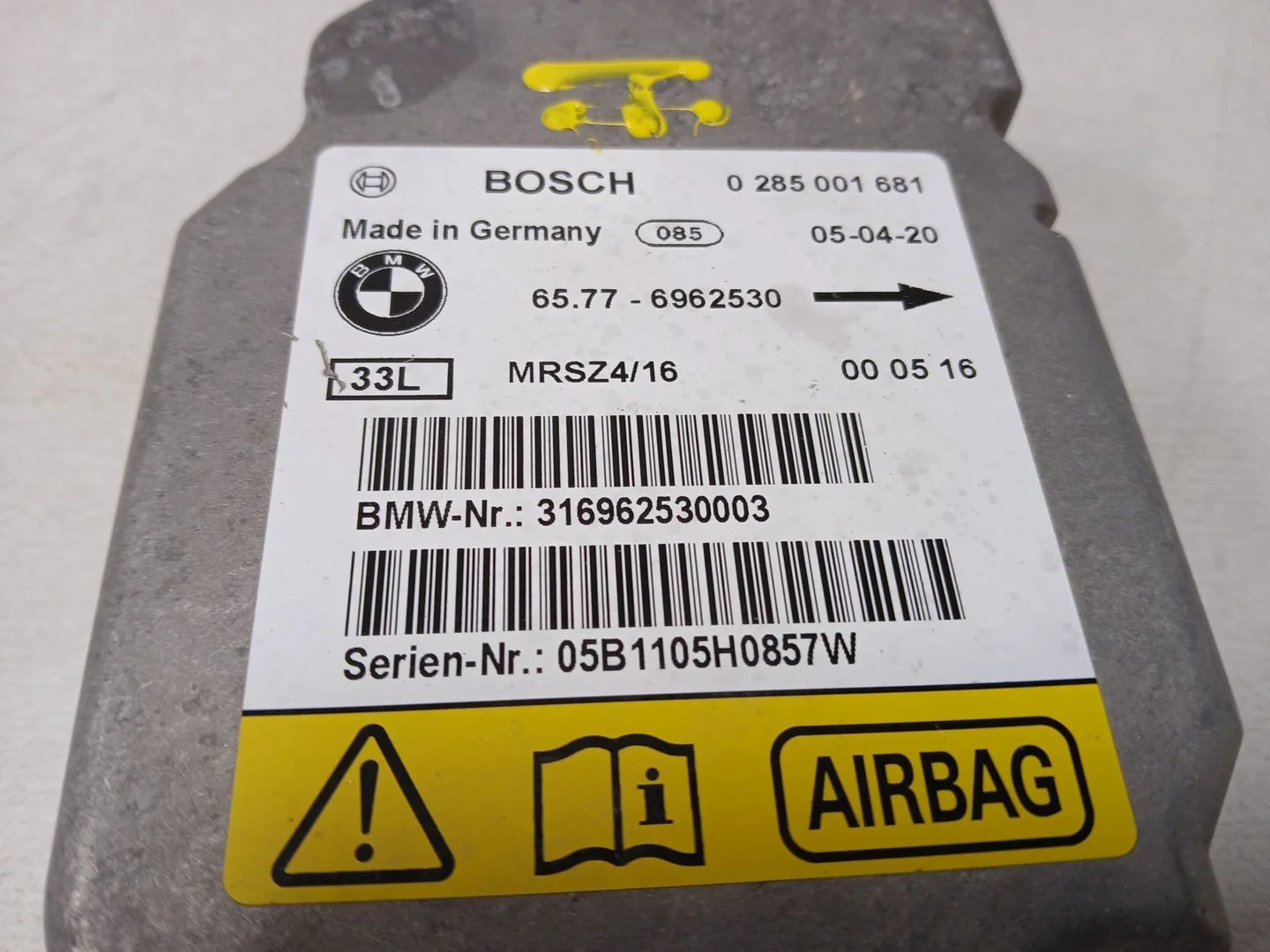 Centralita Airbag para Bmw X5 (E53)