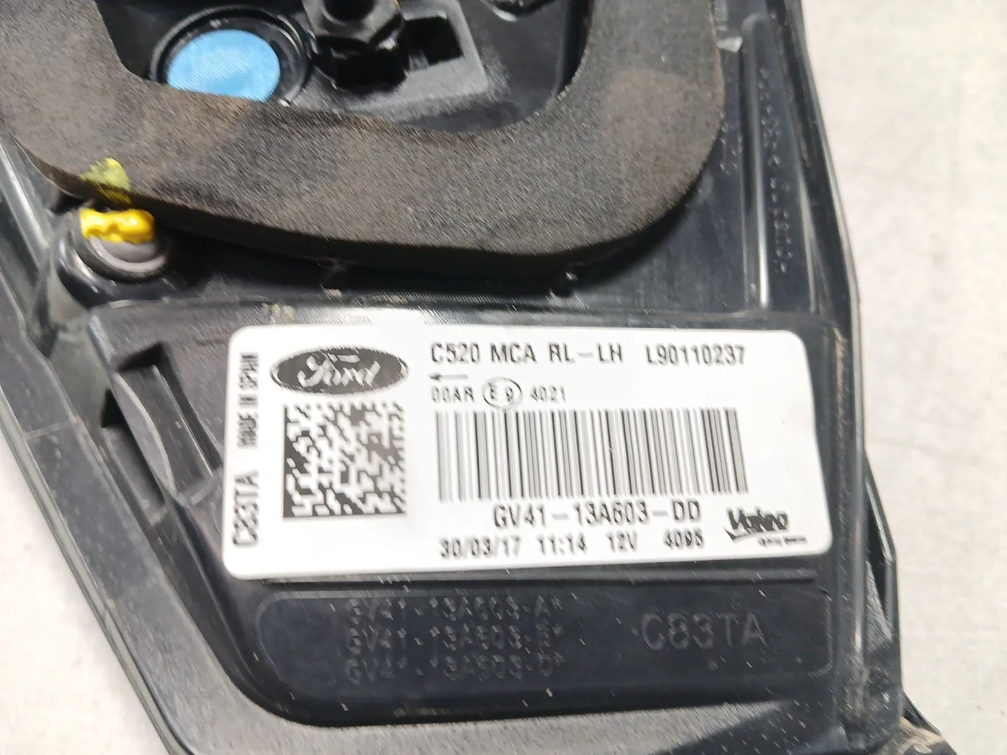 Piloto Trasero Izquierdo Interior para Ford Kuga Ii (Dm2)