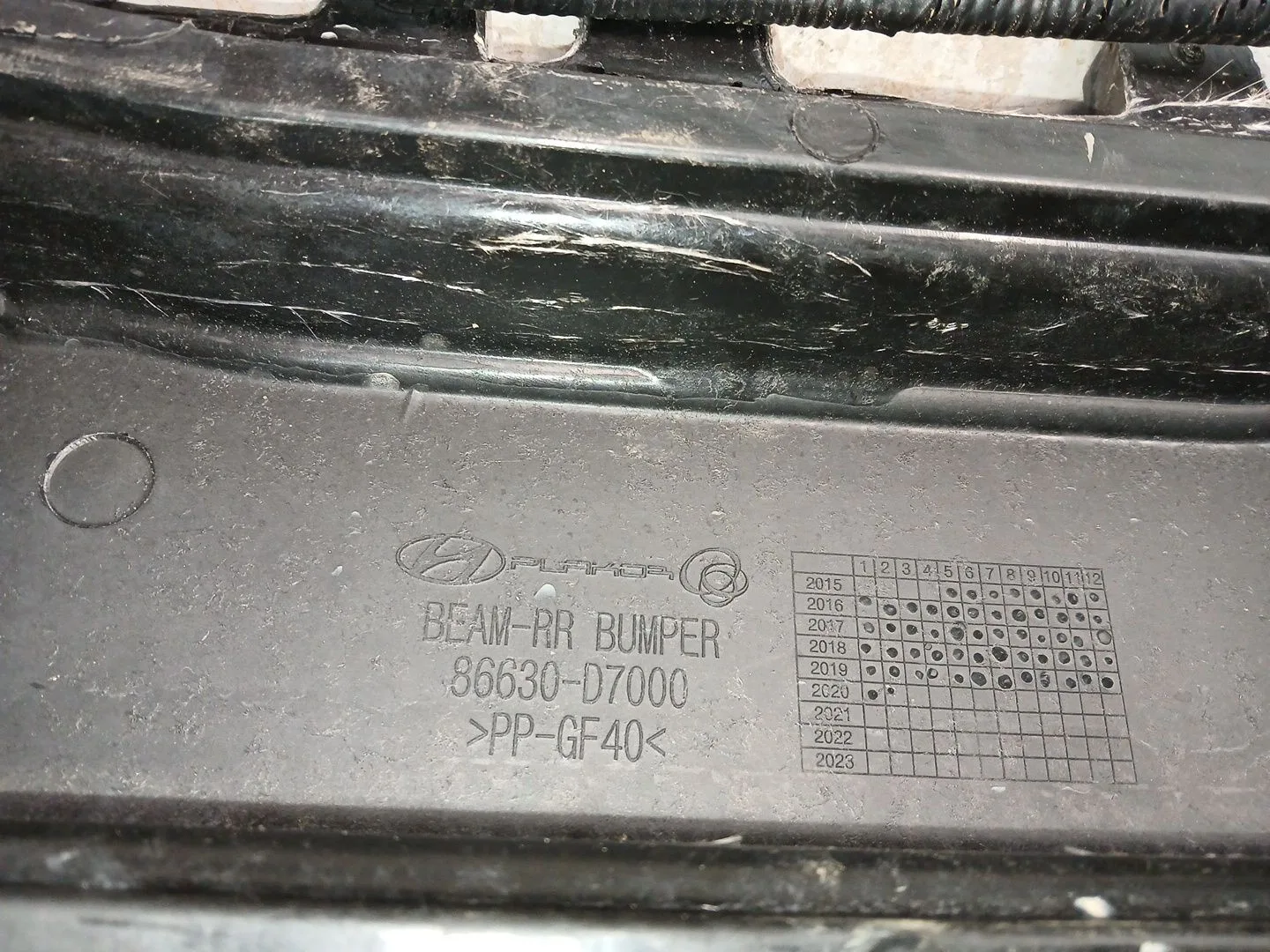 Refuerzo Paragolpes Trasero para Hyundai Tucson (Tl, Tle)