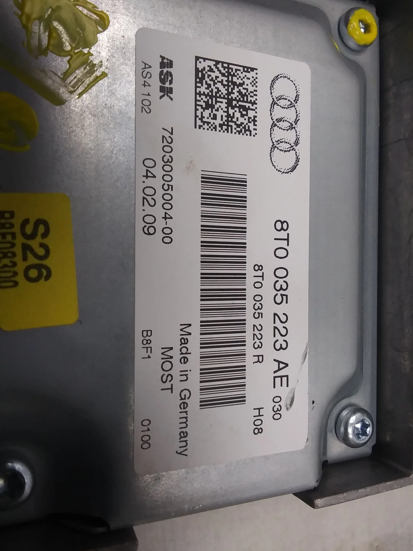 Modulo Electronico para Audi A4 Avant (8K5) (2008)