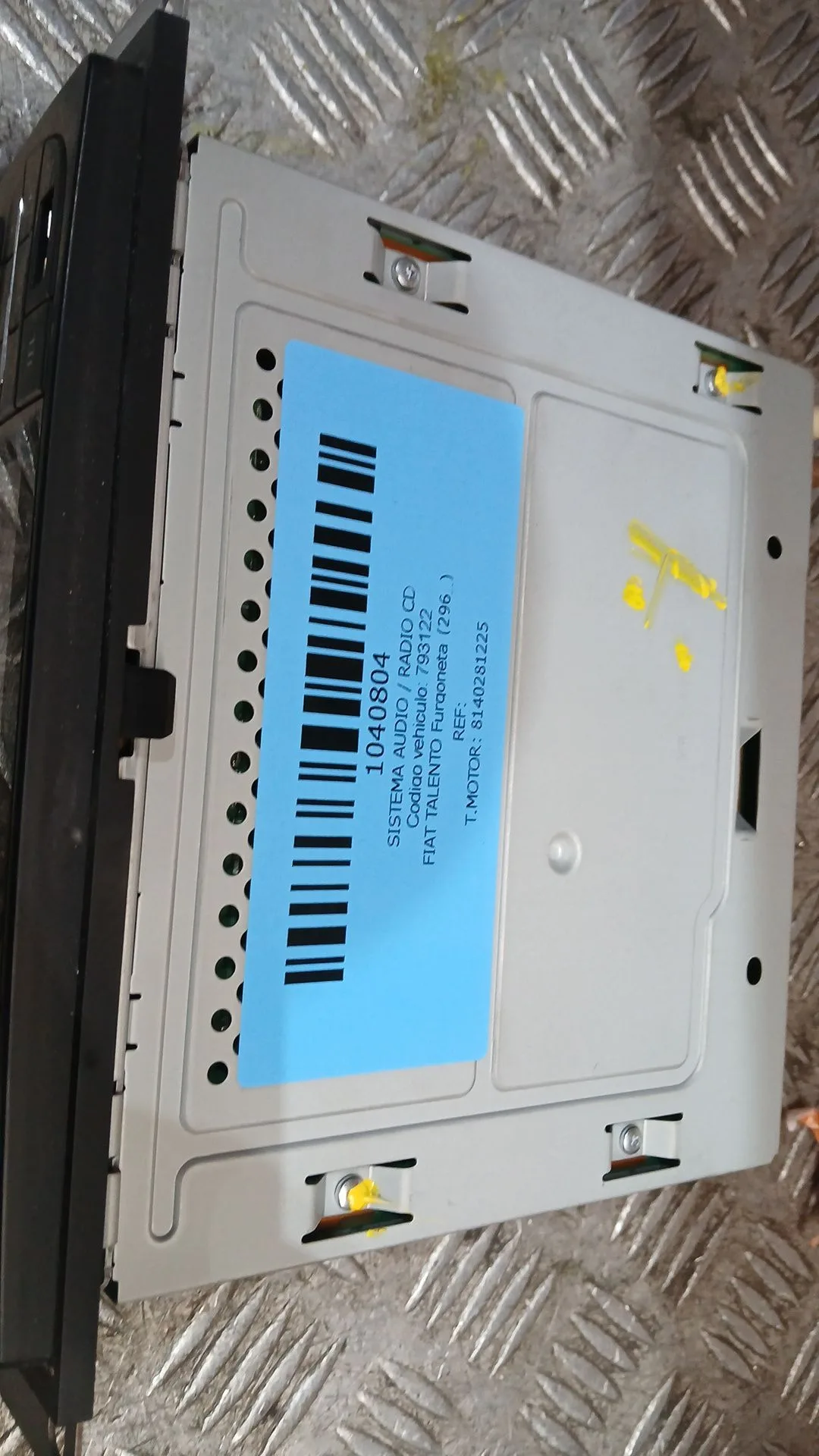 Sistema Audio / Radio Cd para Fiat Talento Furgoneta (296_)