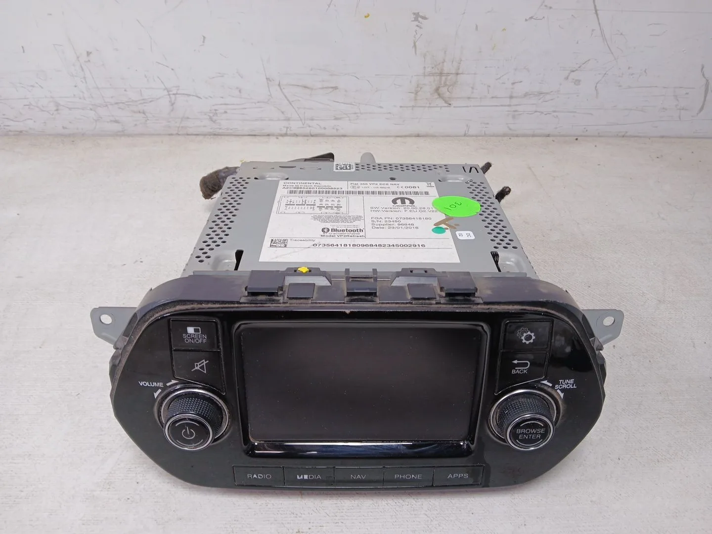 Sistema Audio / Radio Cd para Fiat Tipo Sedan (356_, 357_)