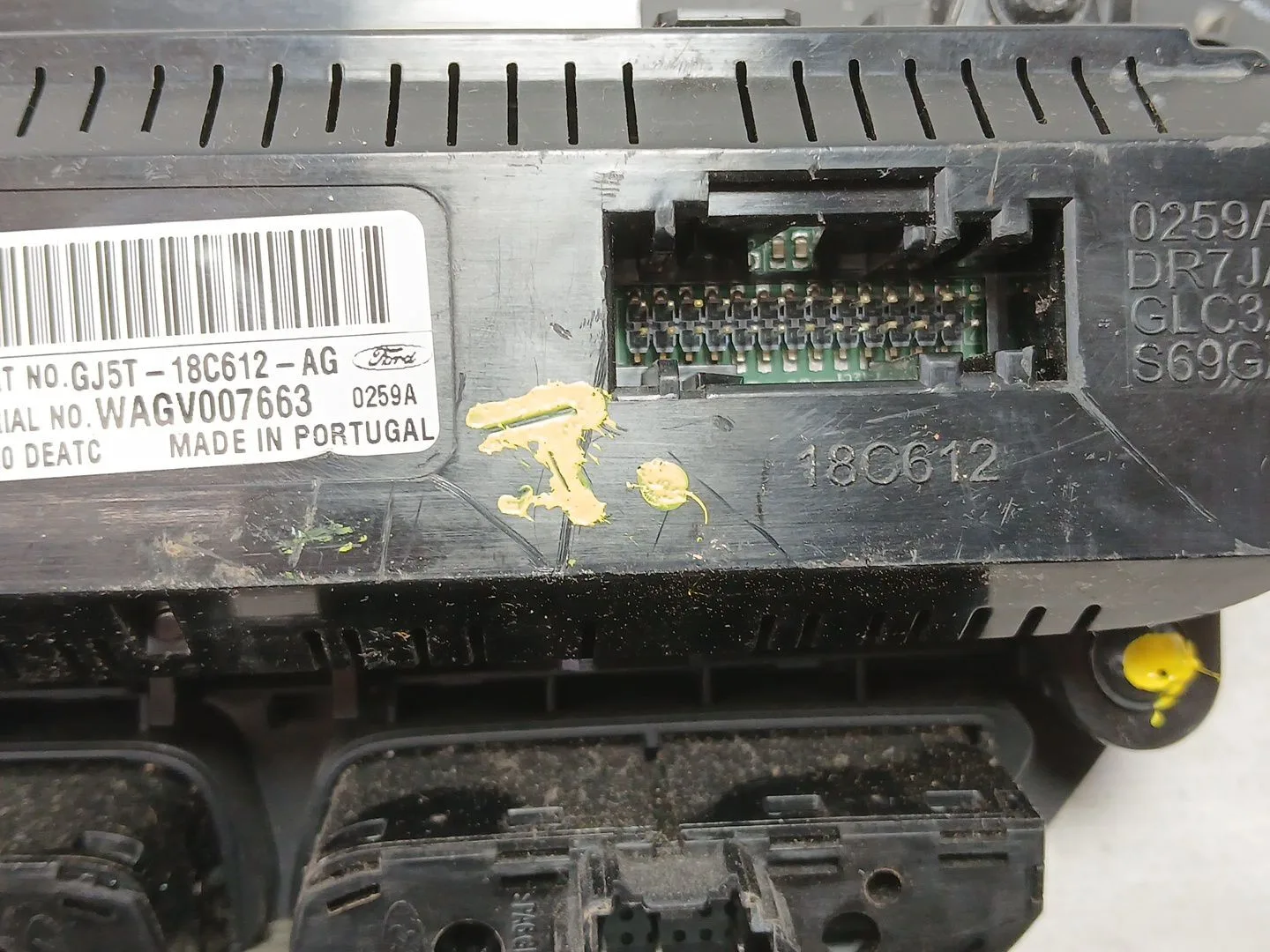 Mando Climatizador para Ford Kuga Ii (Dm2)