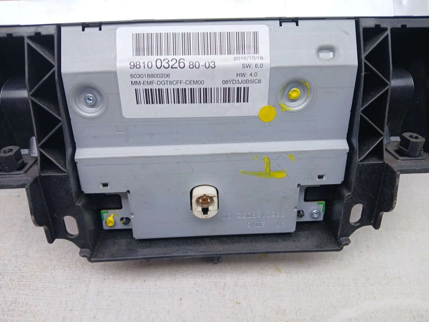 Pantalla Multifuncion para Peugeot 3008 Ii Suv (Mc_, Mr_, Mj_, M4_)